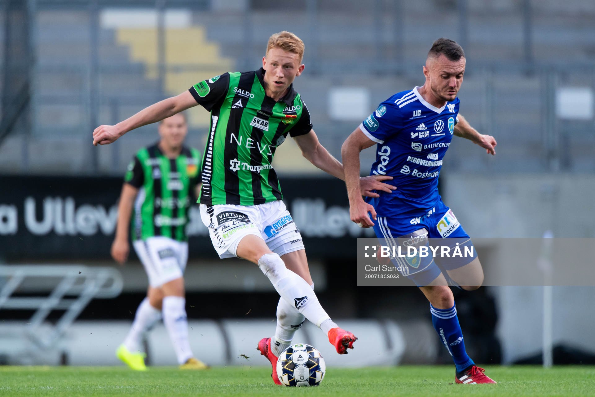 GAIS Julius Lindberg och Umeås Aurelien Norest