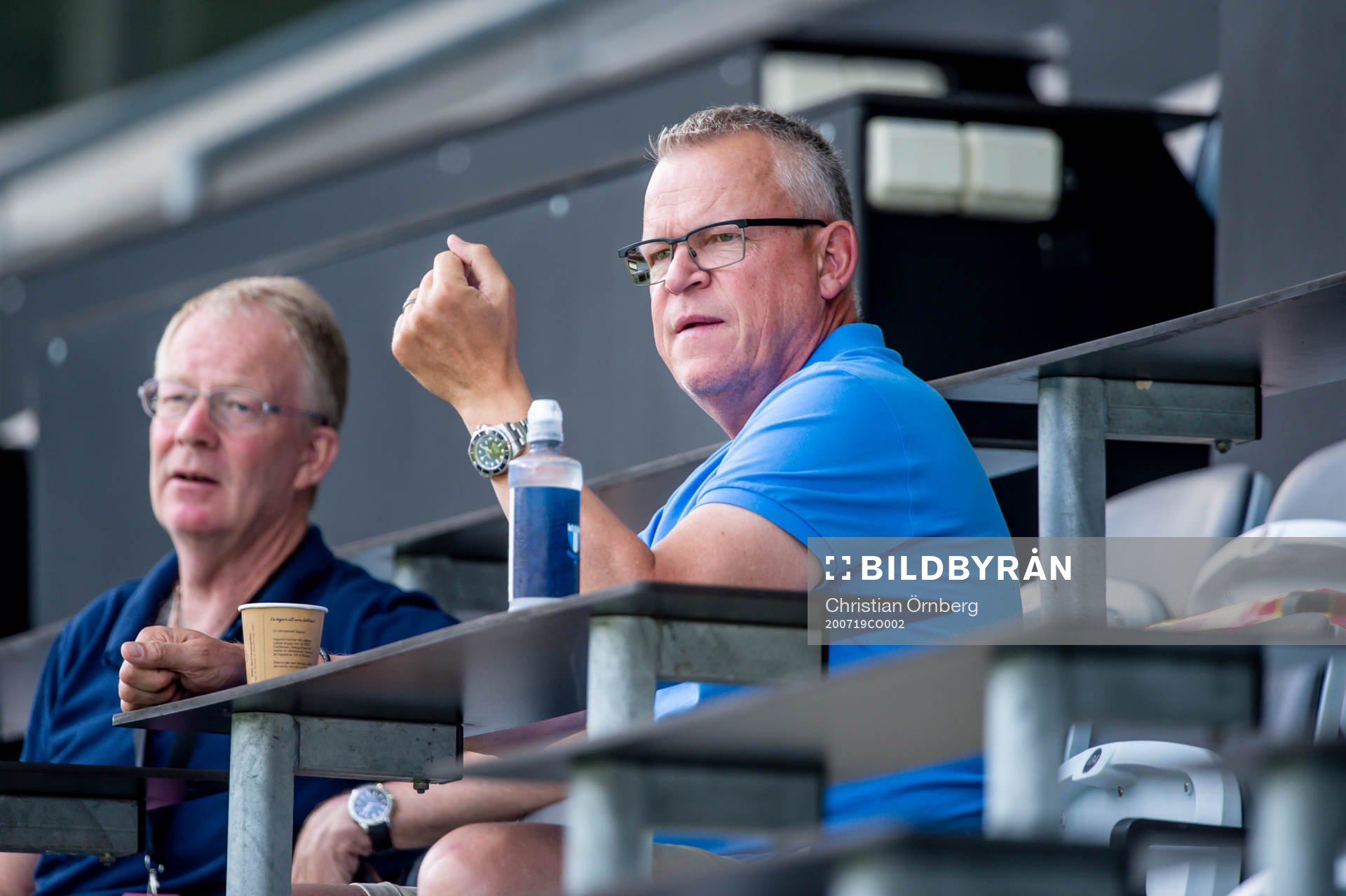 Förbundskapten Janne Andersson på plats