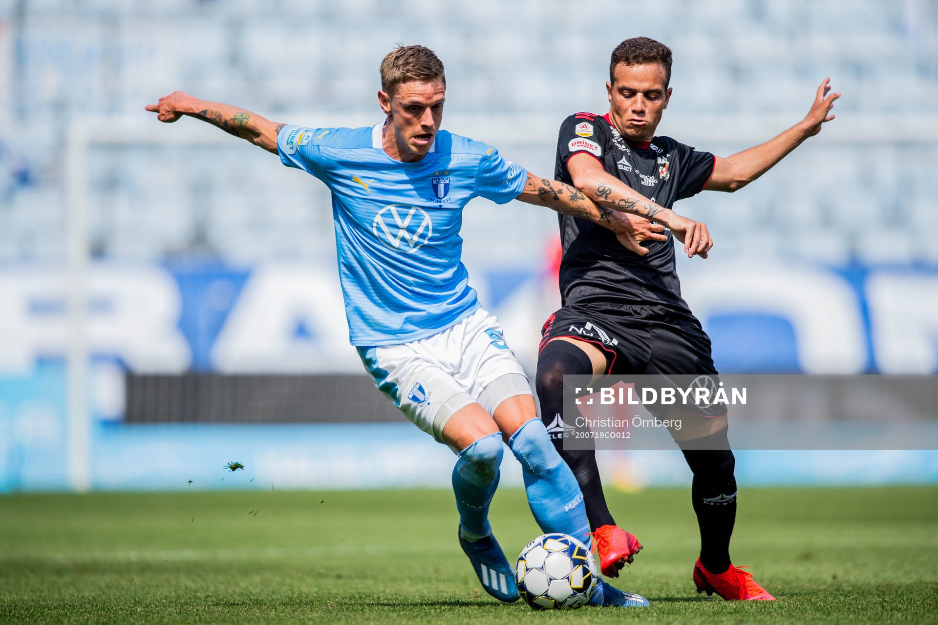 Malmö FFs Sören Rieks och Kalmars Rafael Gimenes da Silva