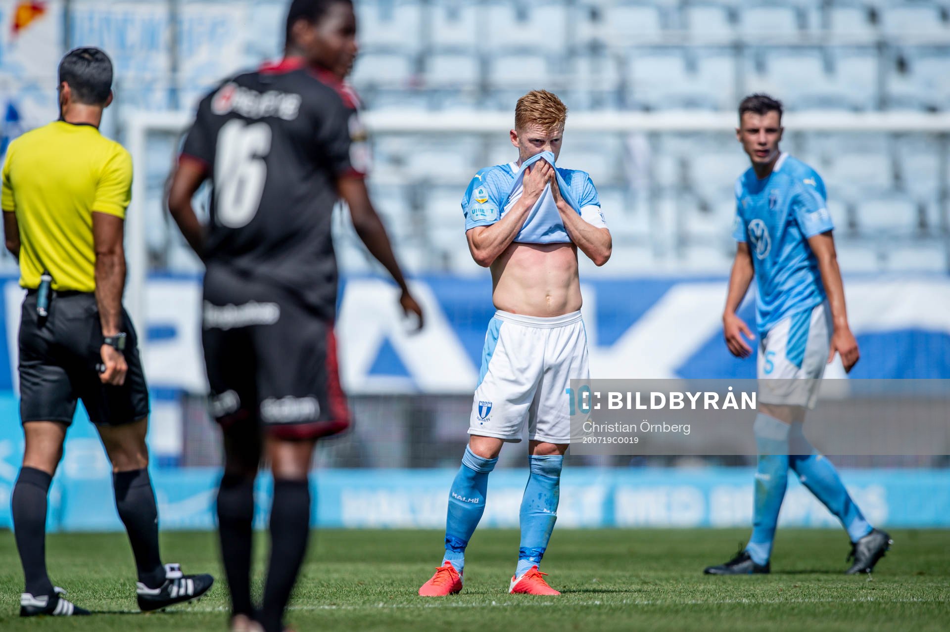 Malmö FFs Anders Christiansen deppar