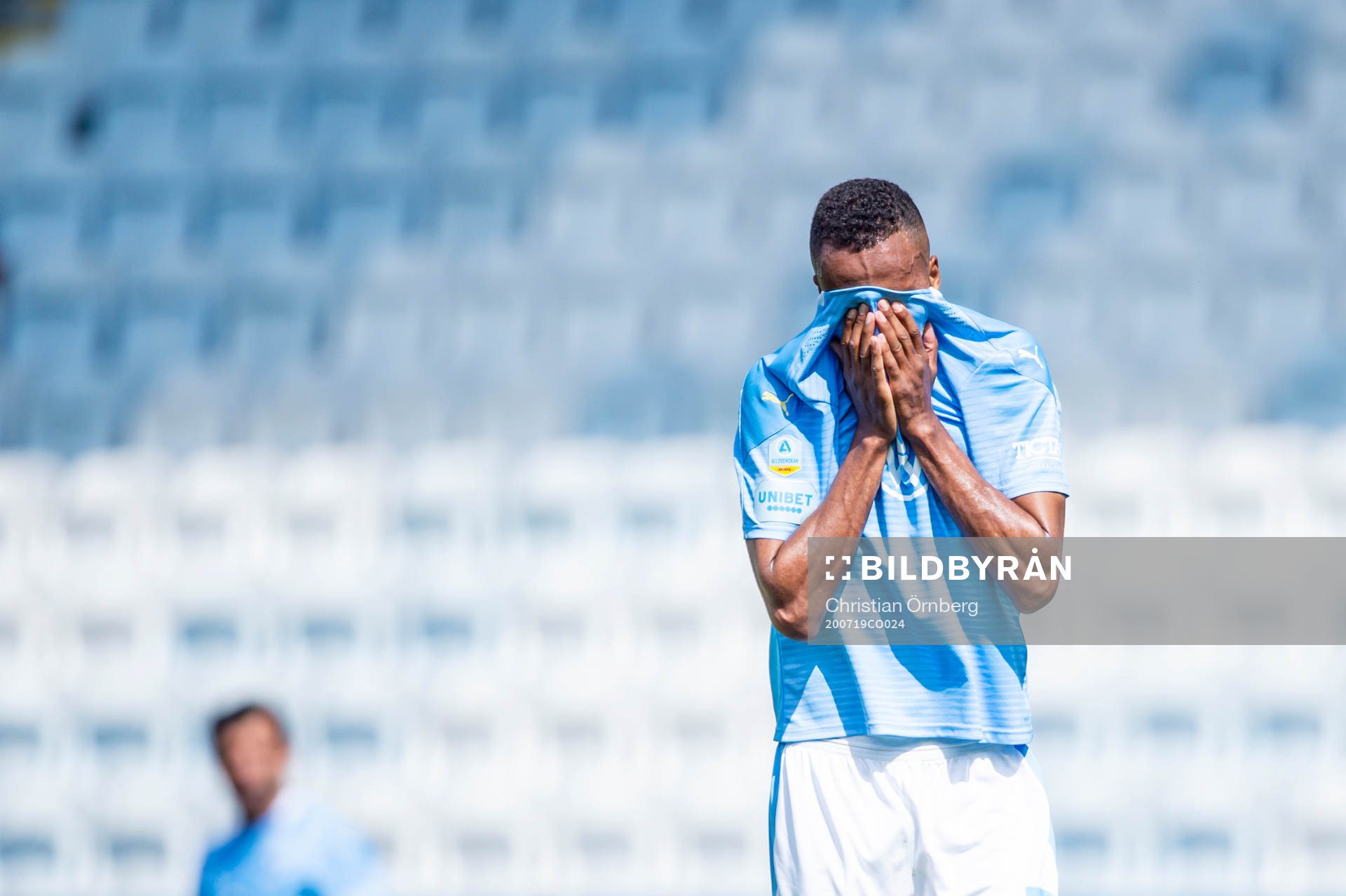 Malmö FFs Isaac Kiese Thelin deppar