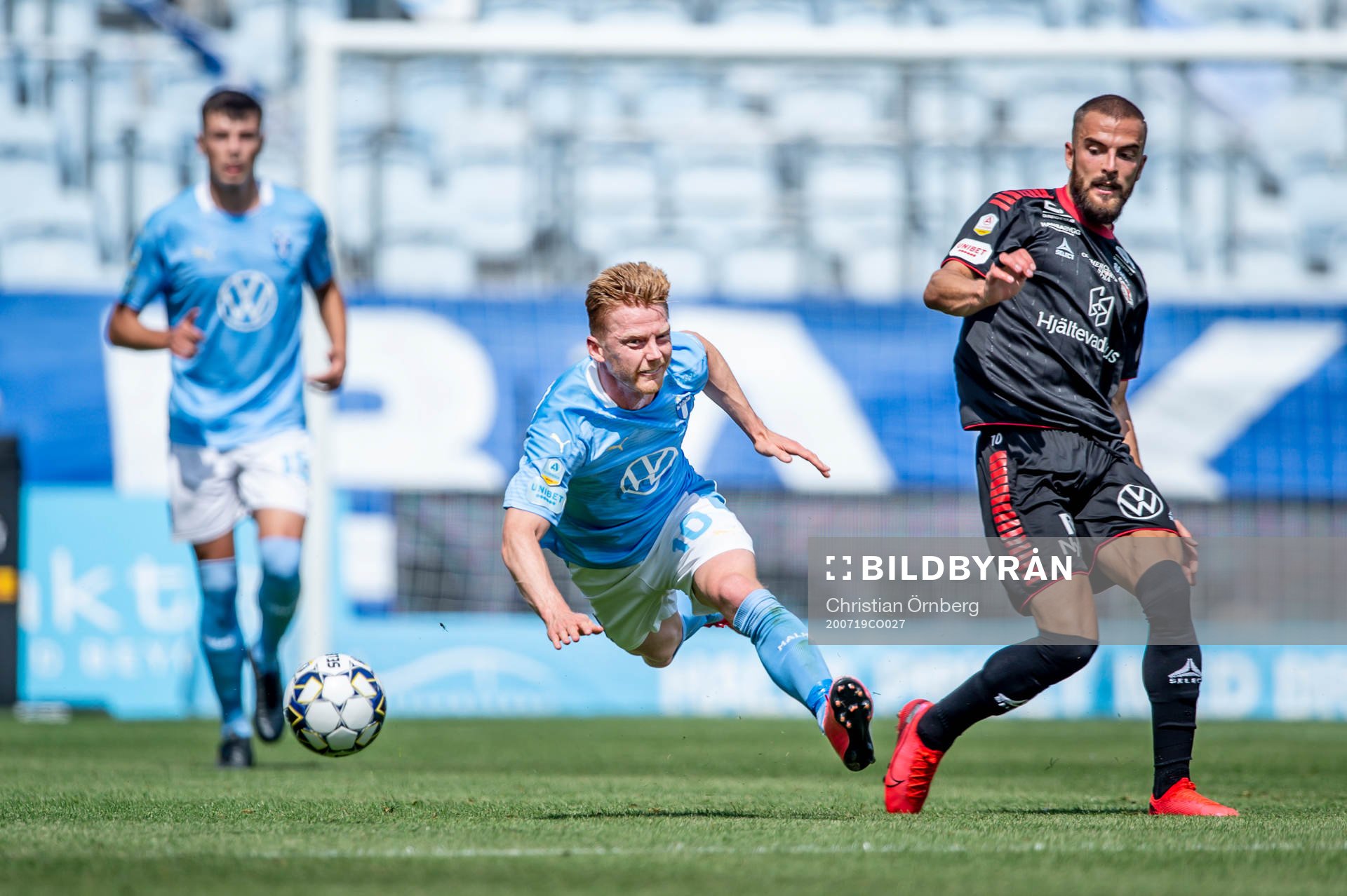 Malmö FFs Anders Christiansen mot Kalmars Filip Sachpekidis