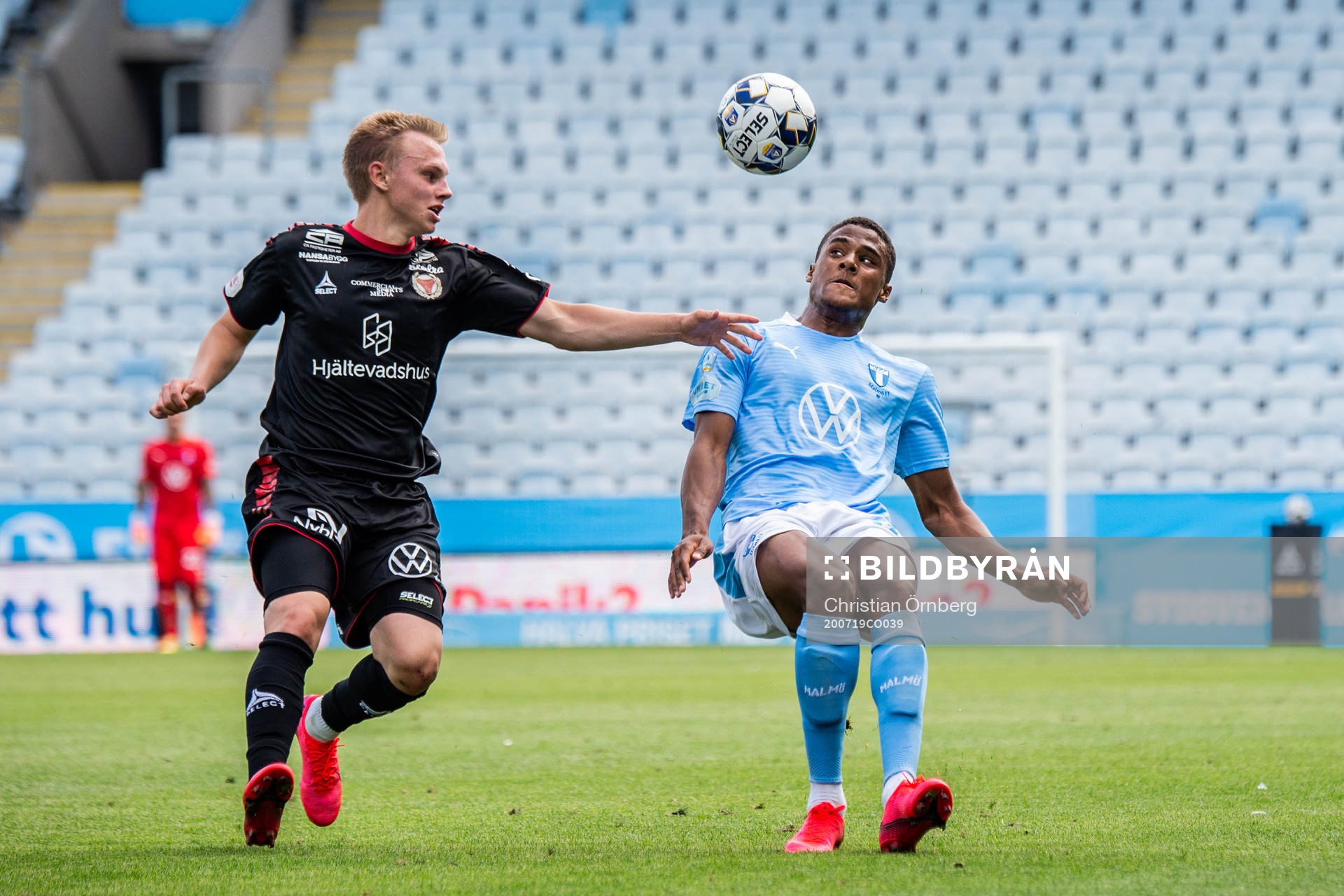 Kalmars Isak Jansson och Malmö FFs Amin Sarr