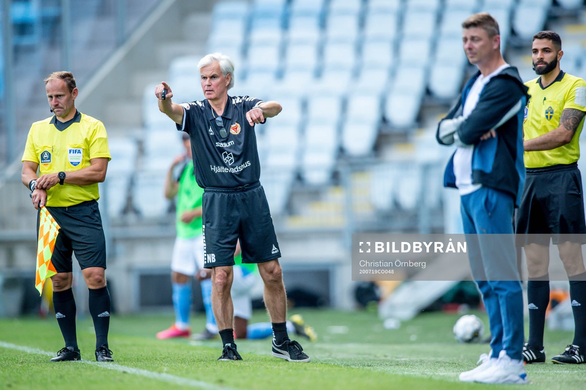 Kalmars tränare Nanne Bergstrand och Malmö FFs tränare
