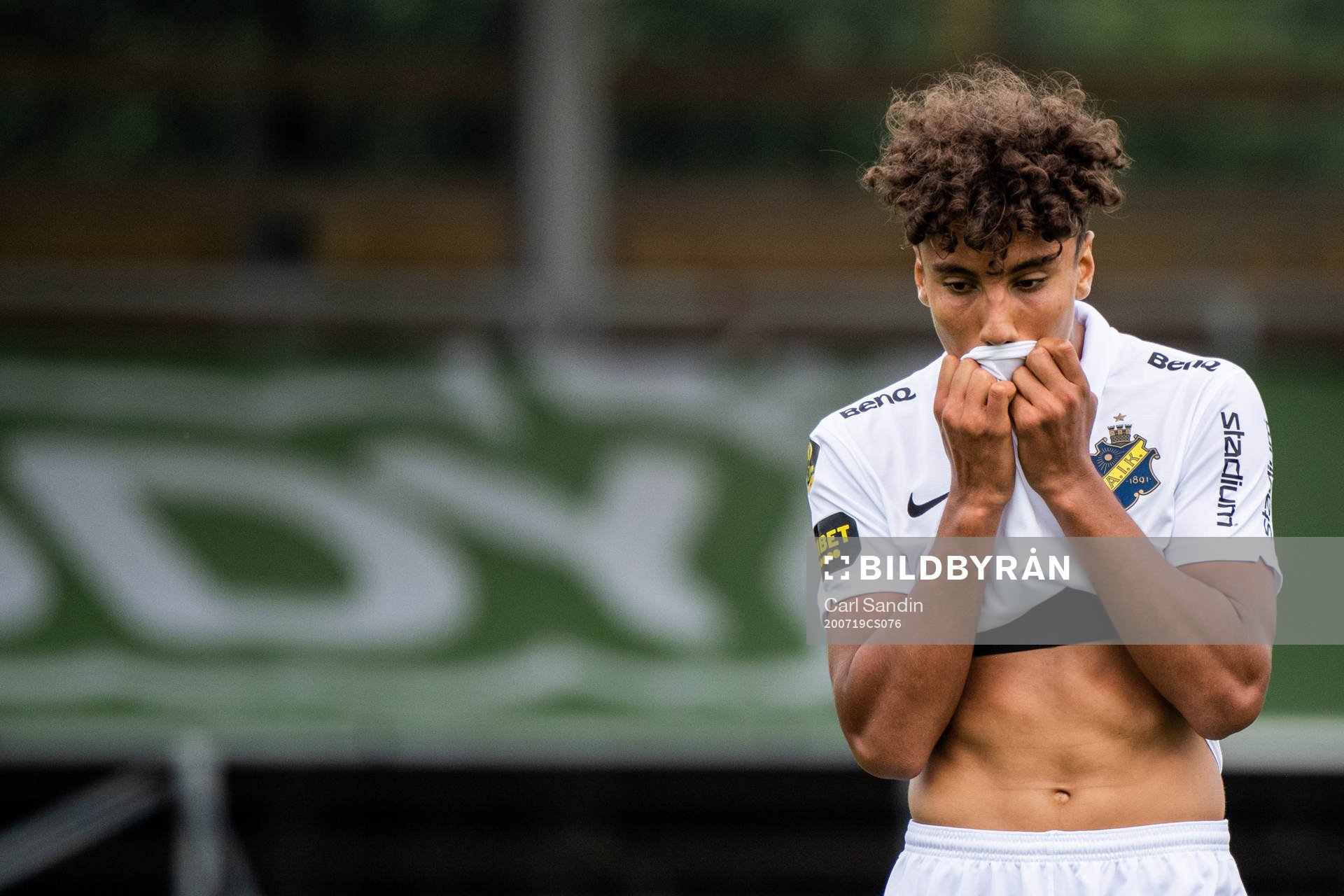 under fotbollsmatchen i Allsvenskan mellan Varberg och AIK