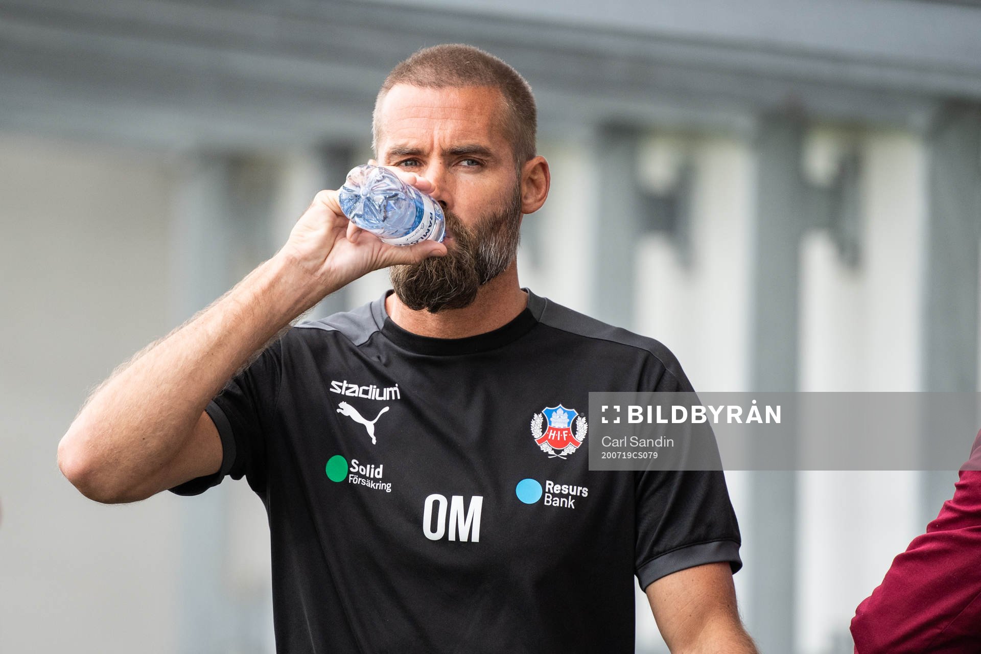 Helsingborgs tränare Olof Mellberg