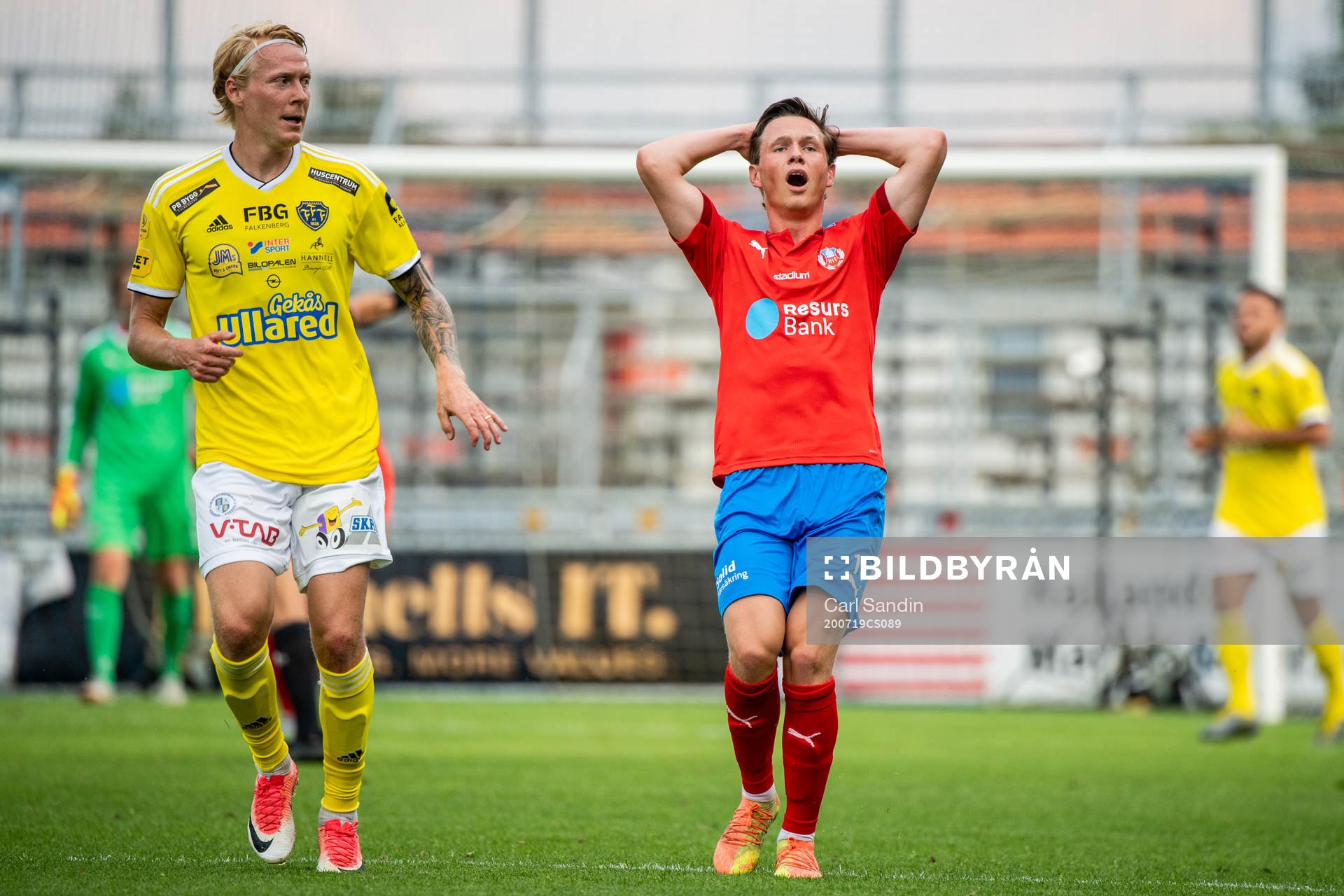 Falkenbergs Jacob Ericsson och Helsingborgs Max Svensson