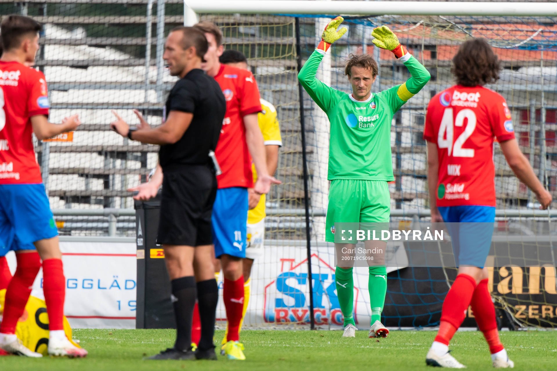 Helsingborgs målvakt Anders Lindegaard