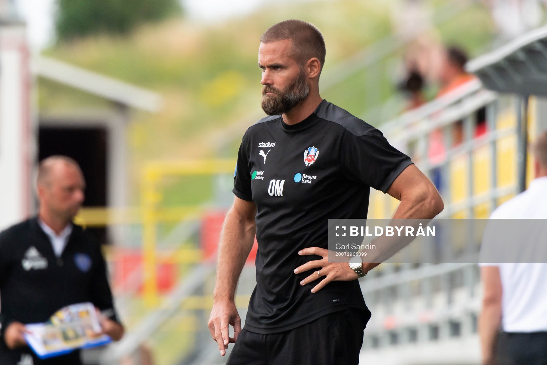 Helsingborgs tränare Olof Mellberg