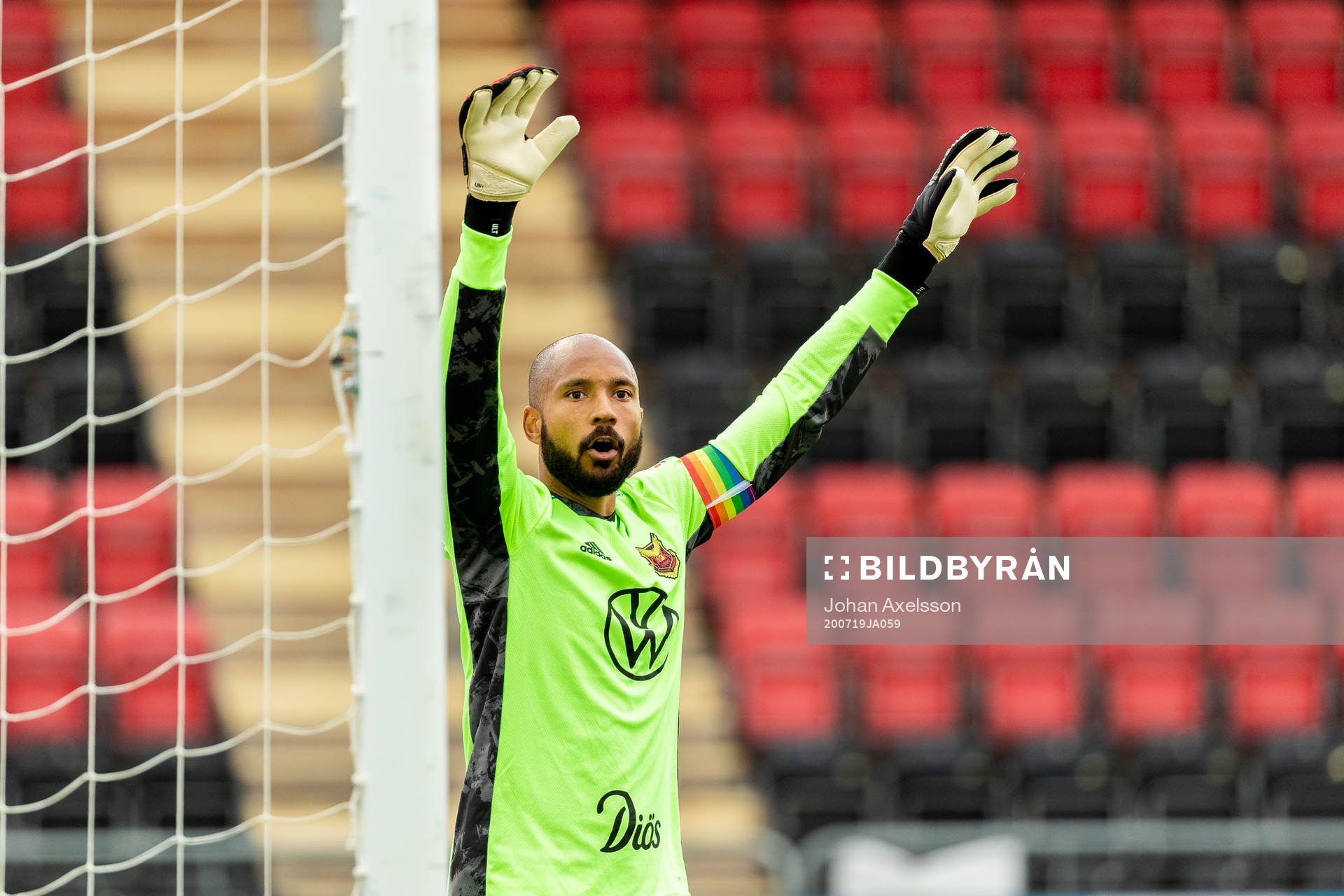 Östersunds målvakt Aly Keita
