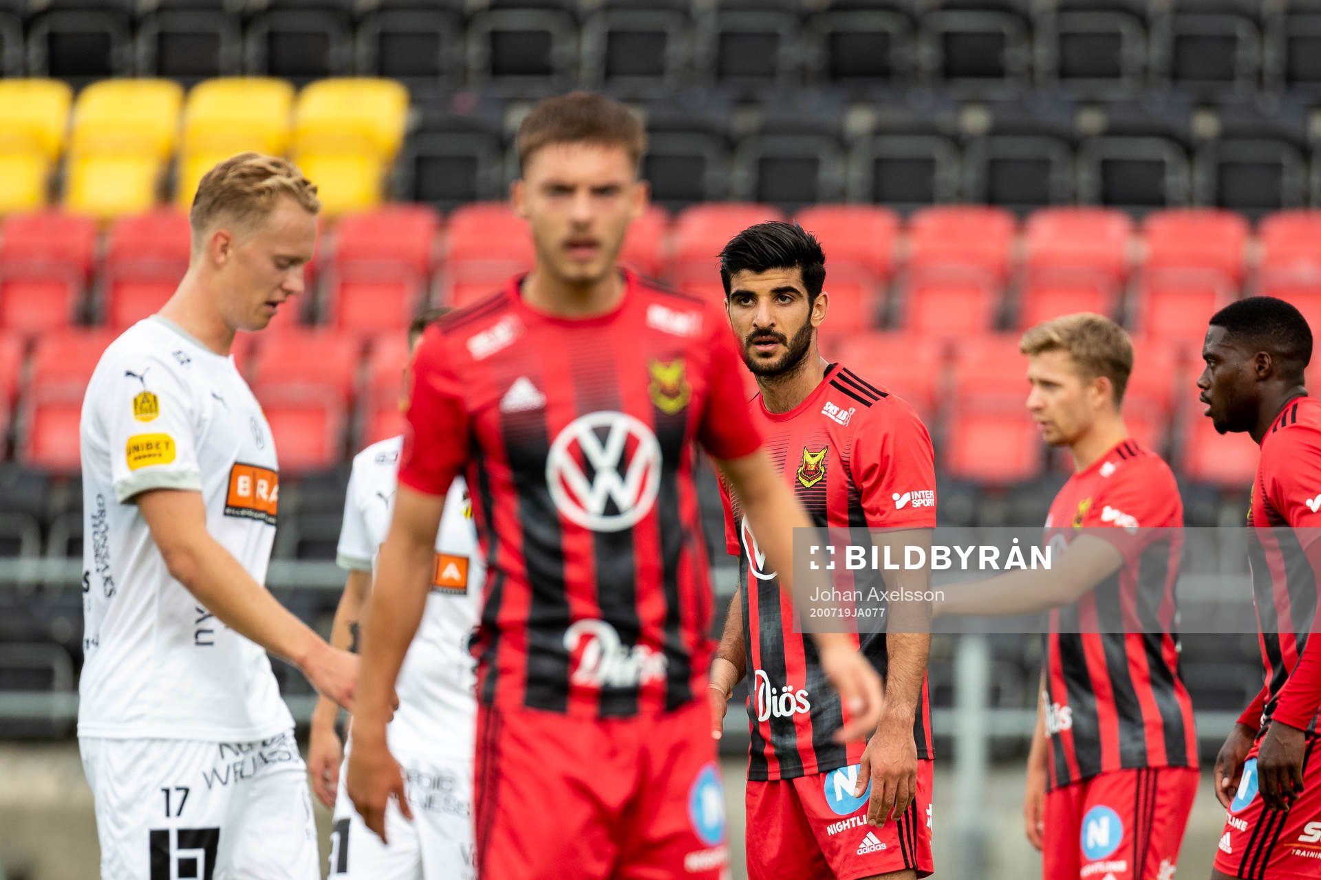 under fotbollsmatchen i Allsvenskan mellan Östersund och