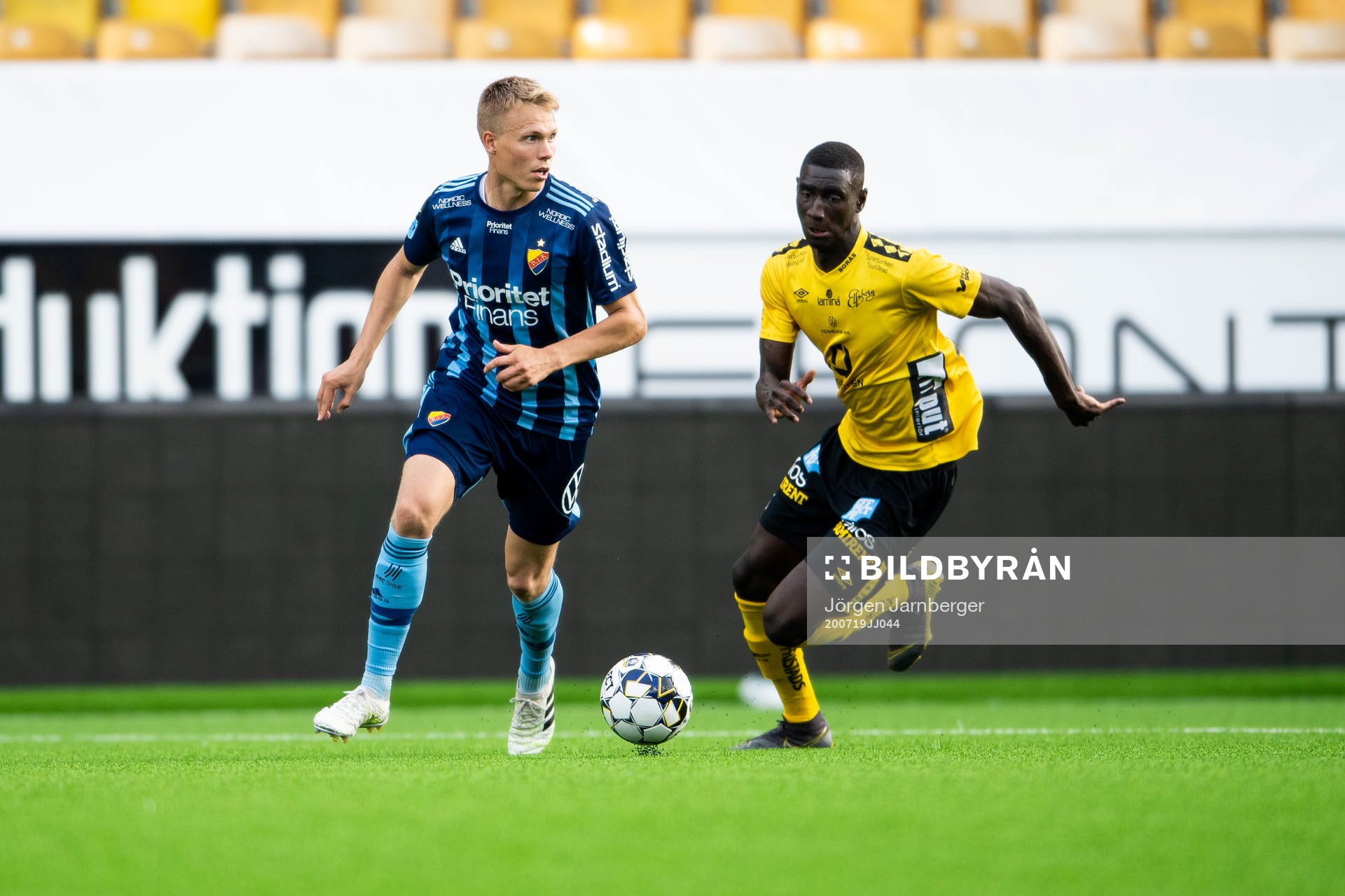 Djurgårdens Jonathan Augustinsson och Elfsborgs Marokhy