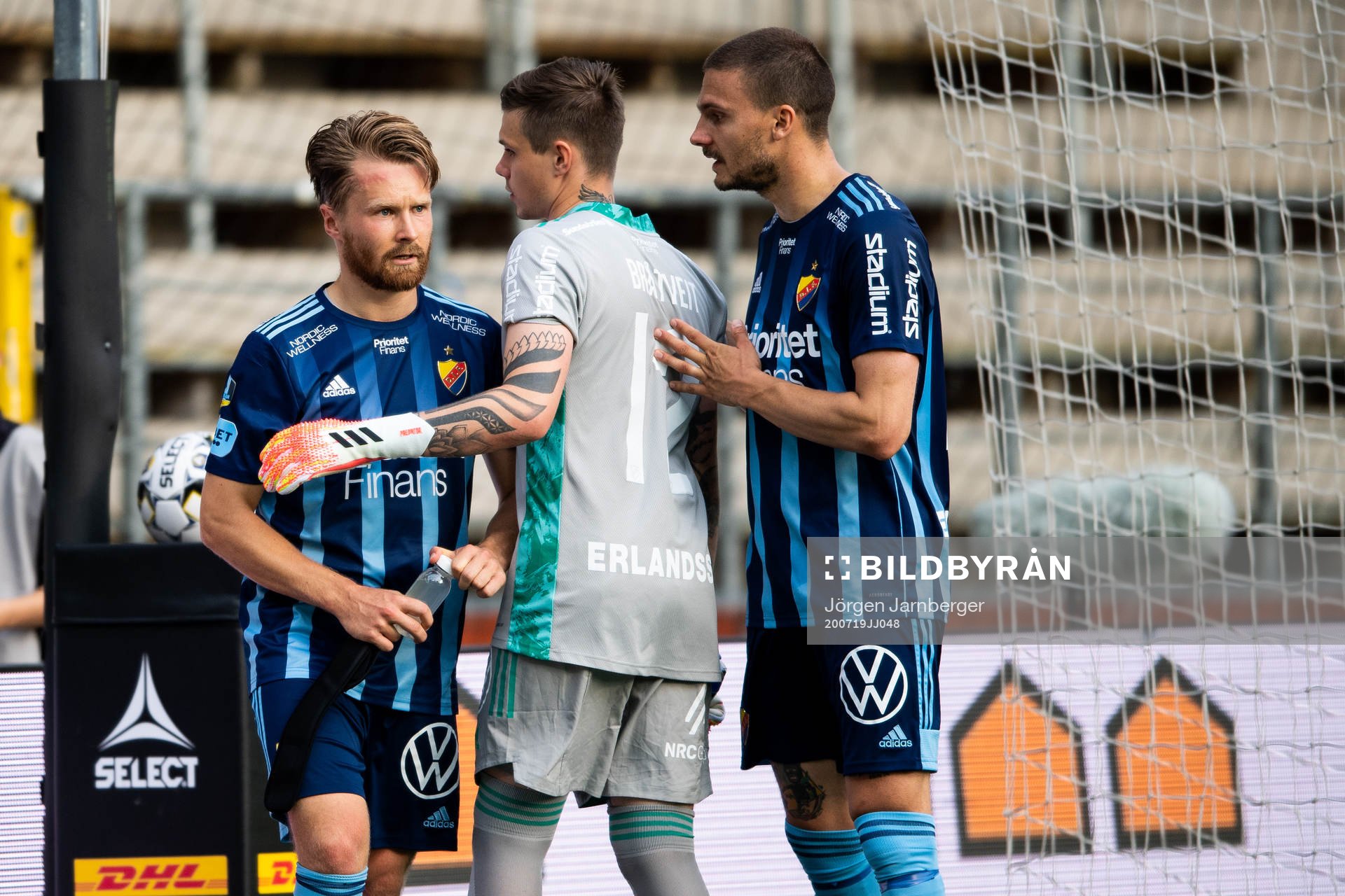 Djurgårdens Jacob Une Larsson (som registrerades som