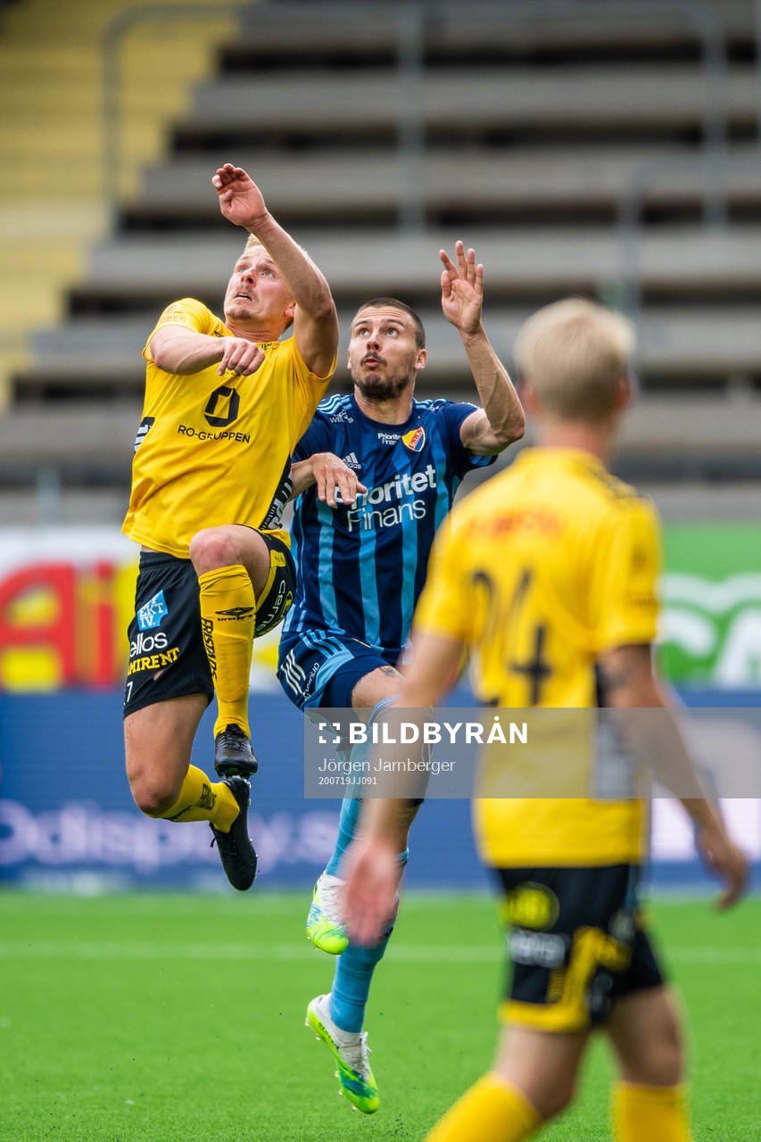 Elfsborgs Per Frick och Djurgårdens Erik Berg