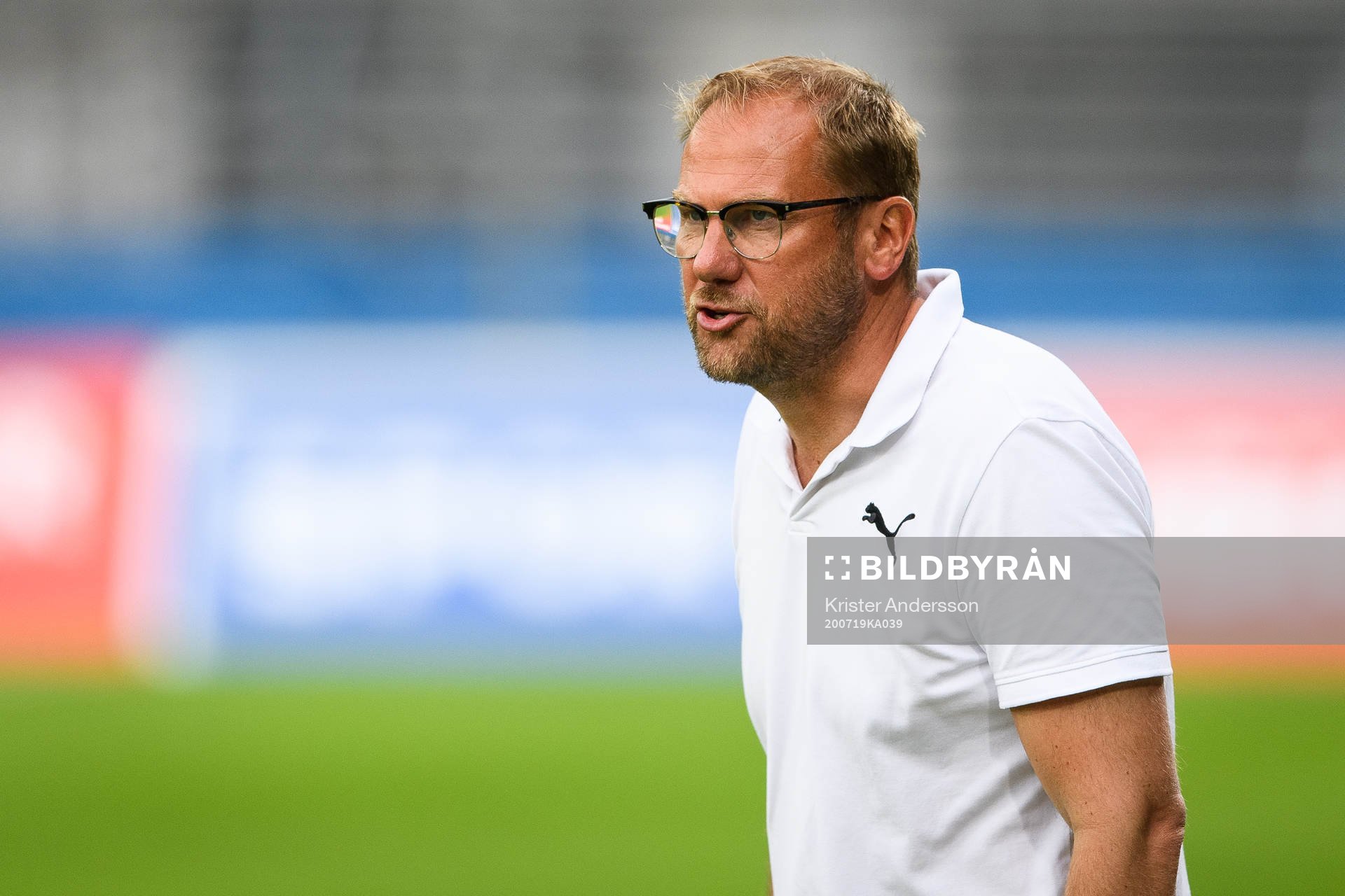 Halmstads tränare Magnus Haglund