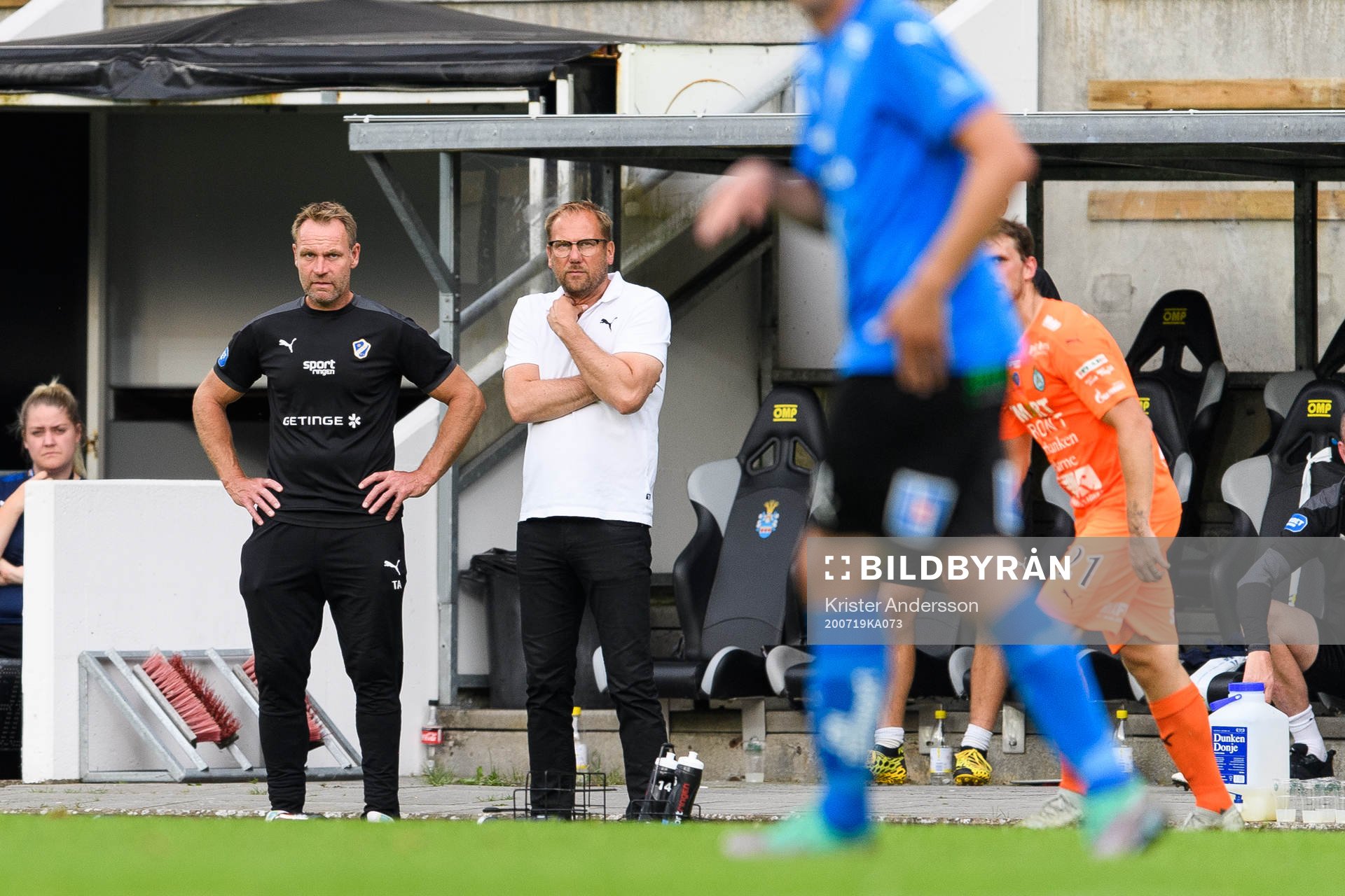 Halmstads assisterande tränare Torbjörn Arvidsson och