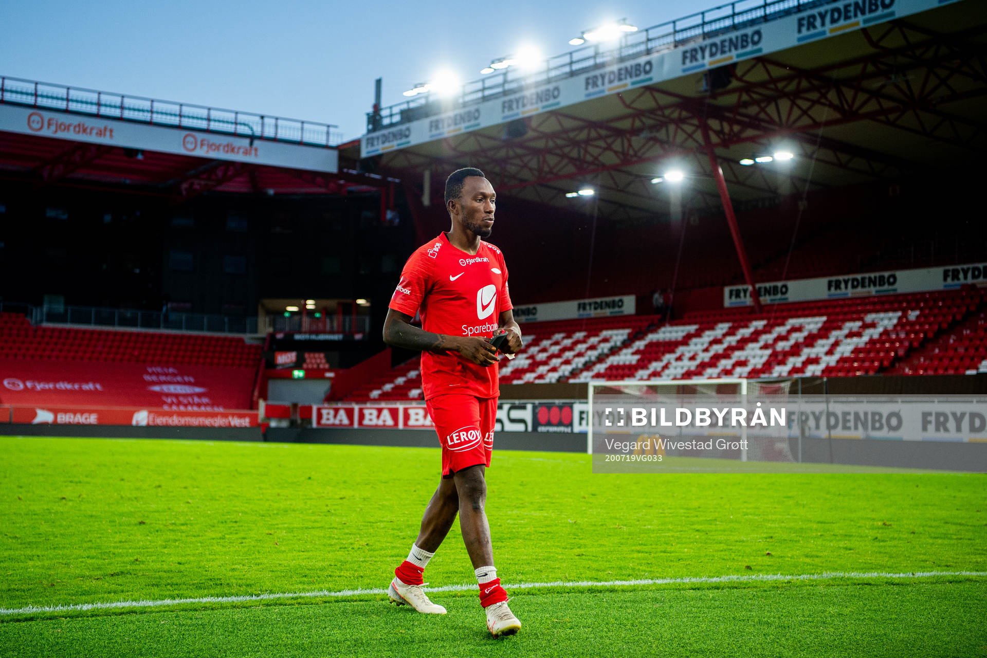 Daouda Bamba of Brann looks dejected