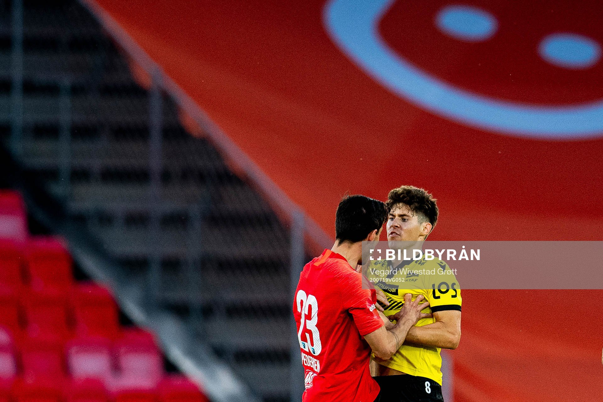 Daniel Alexander Pedersen of Brann and Eman Markovic of