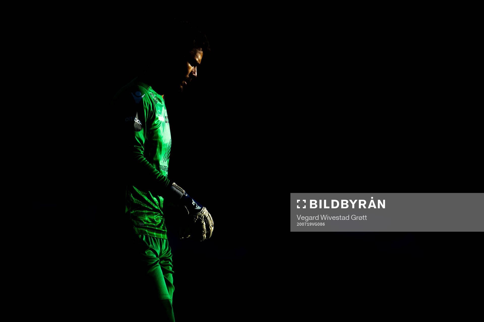 Goalkeeper Jonas Deumeland of Start