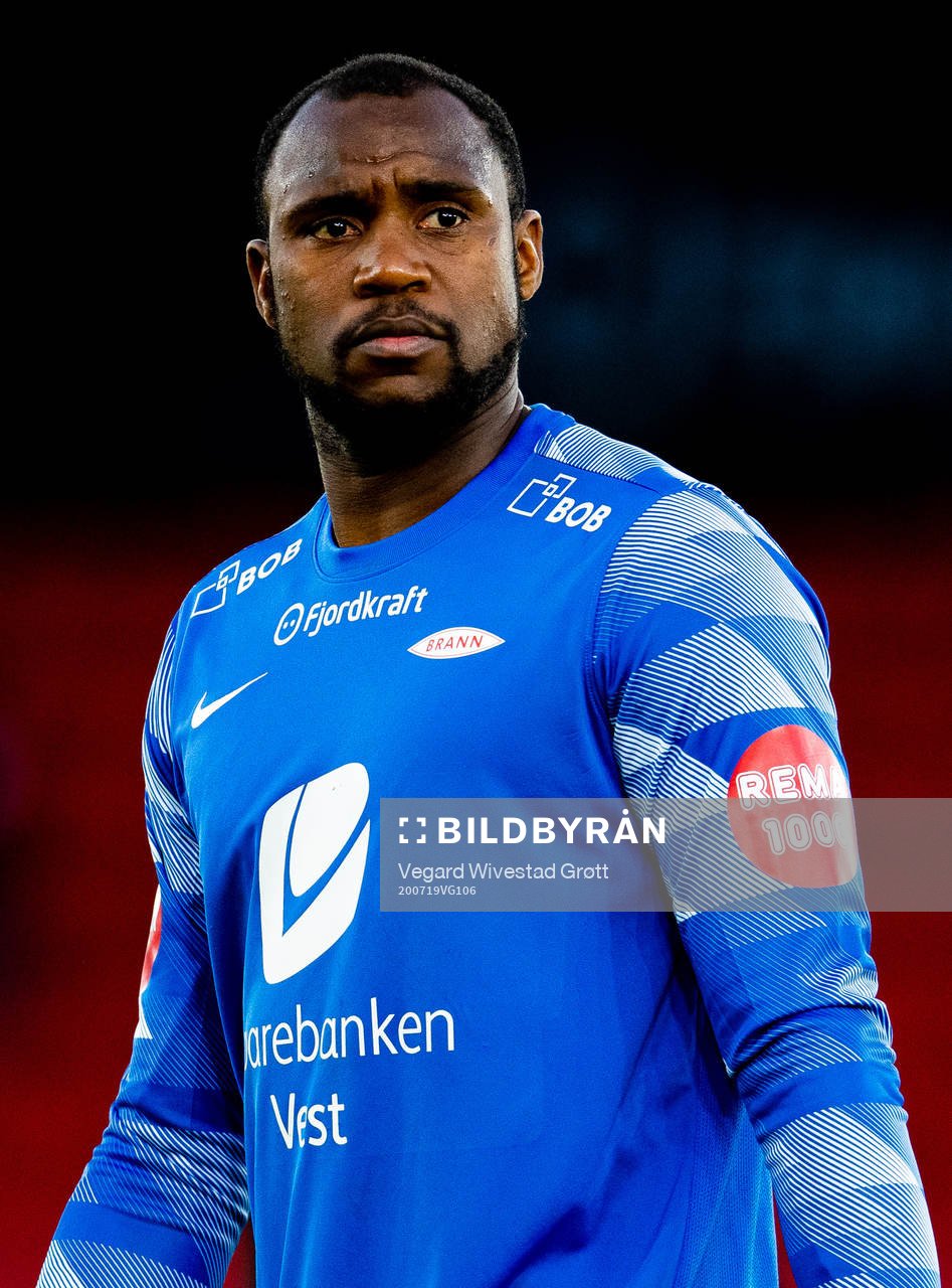 Goalkeeper Ali Nadhoim Ahamada of Brann