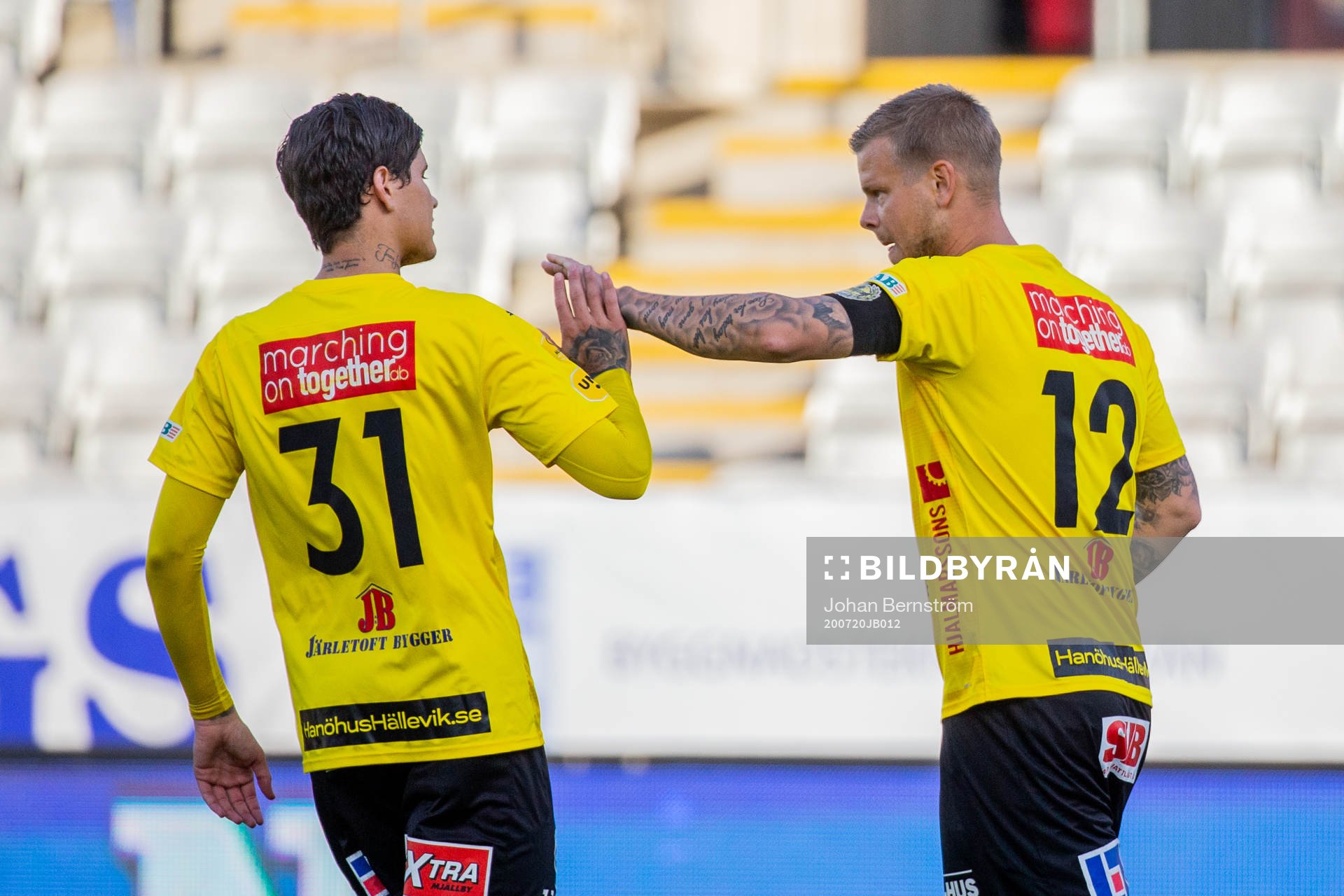 Mjällbys David Löfquist jublar