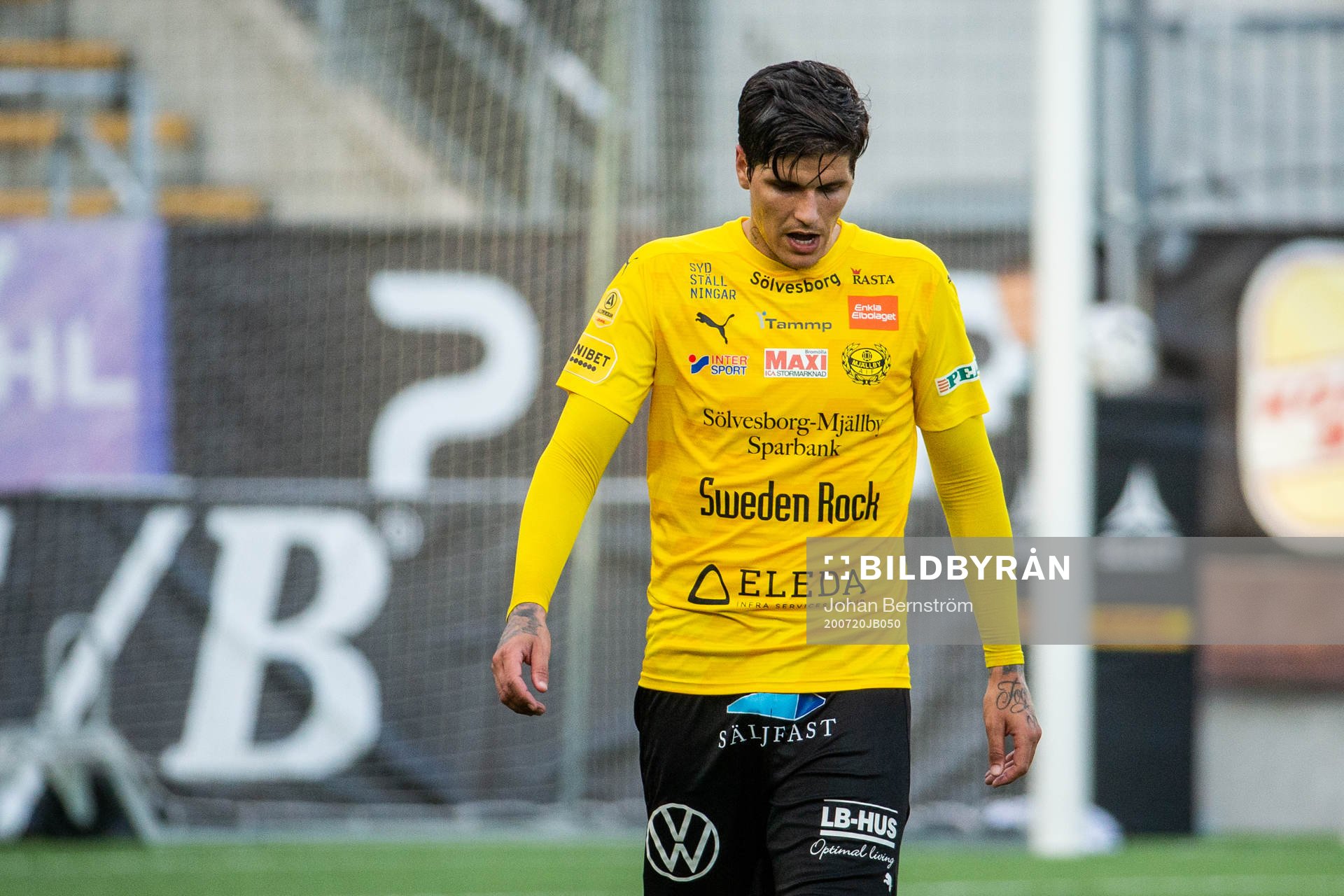 Mjällbys David Batanero deppar