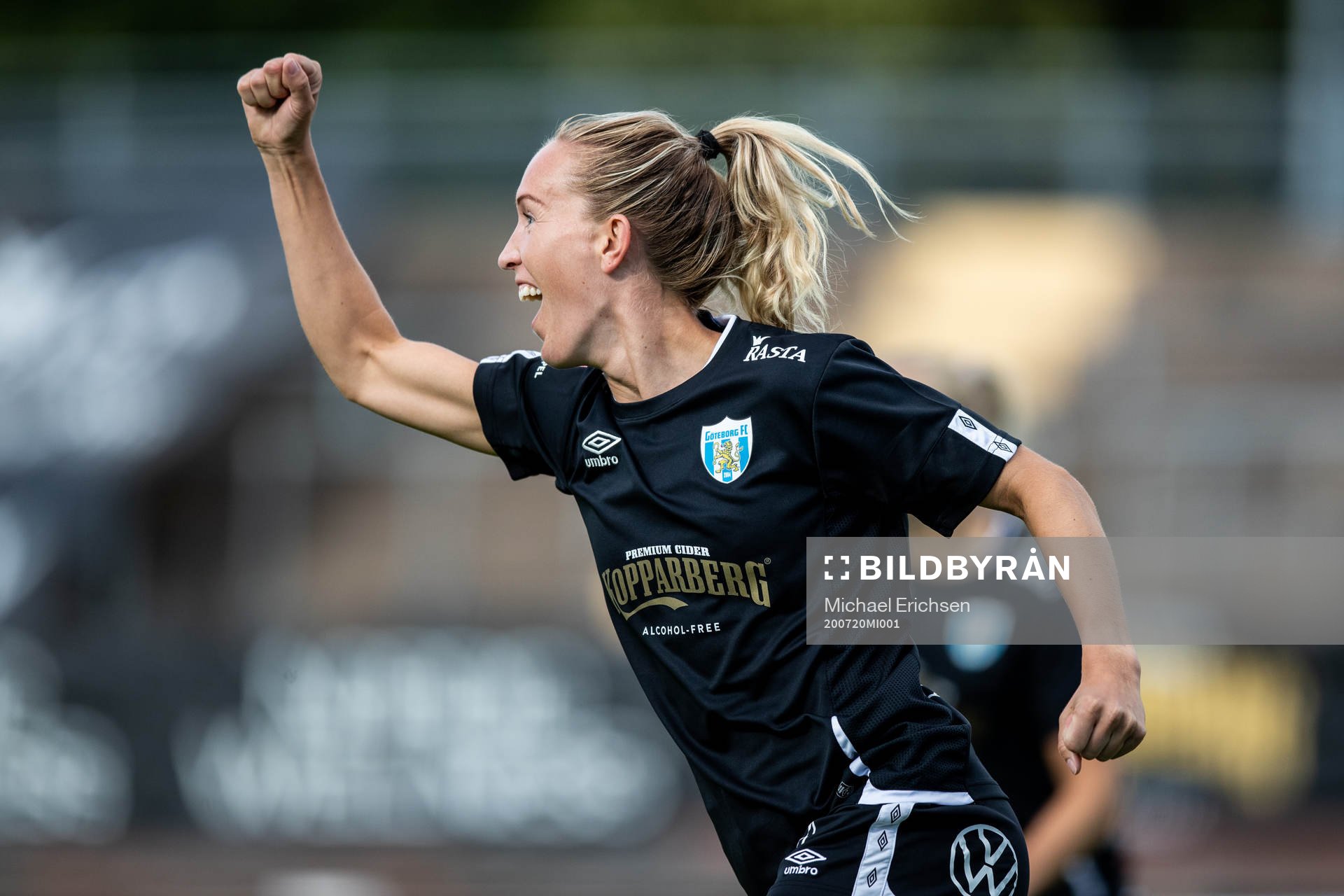 Göteborgs Julia Roddar jublar