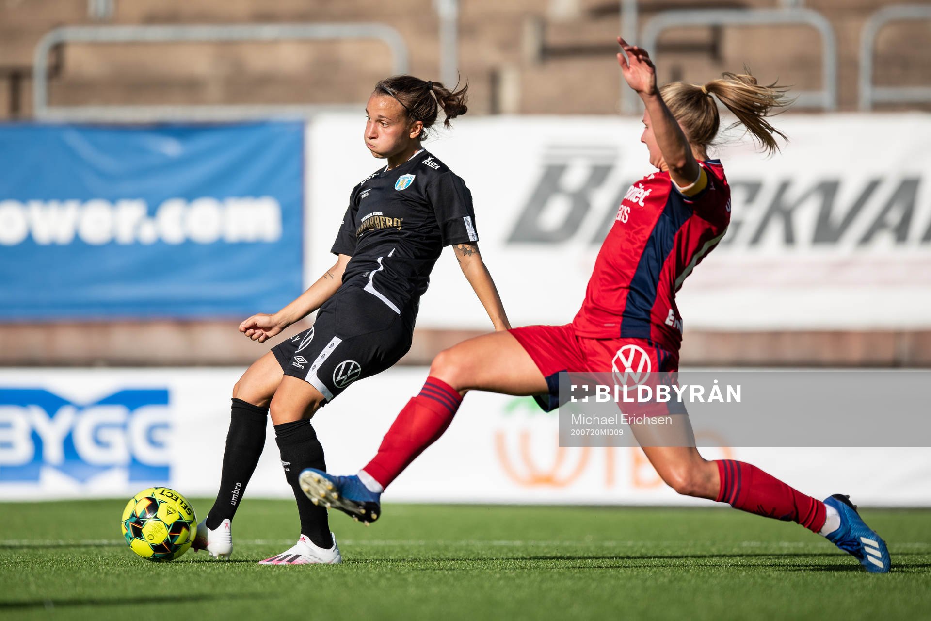 Göteborgs Julia Zigiotti Olme och Djurgårdens Rachel