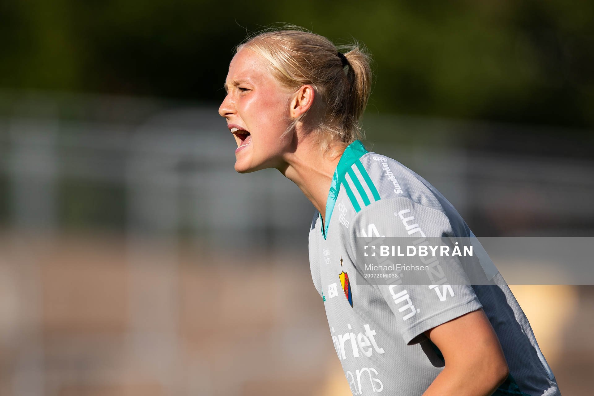 Djurgårdens målvakt Kathrine Østergaard Larsen