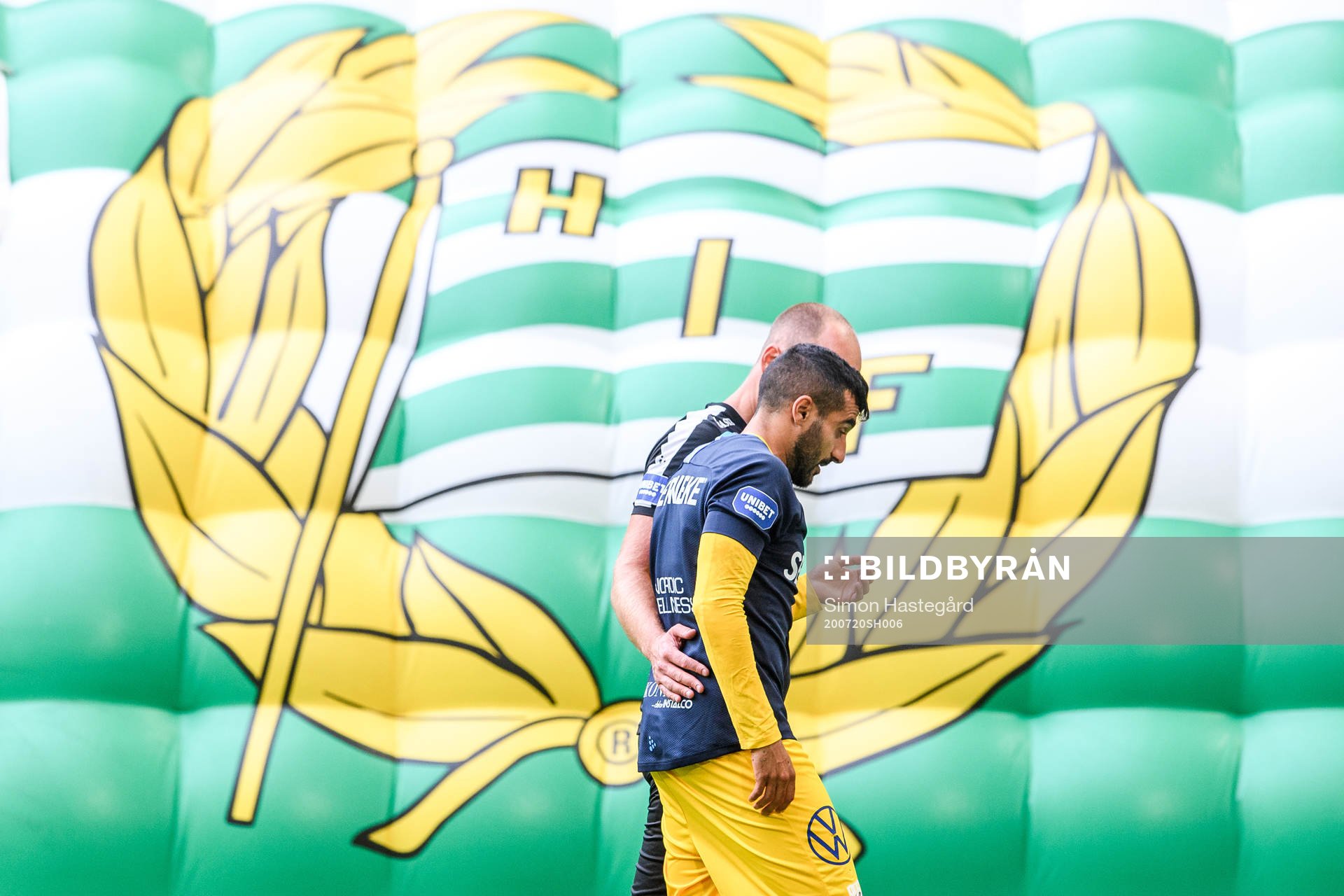 IFK Göteborgs Sargon Abraham har ont