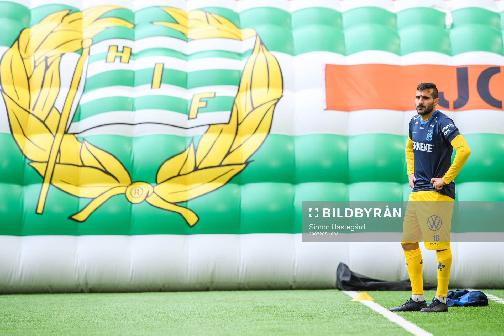 IFK Göteborgs Sargon Abraham har ont