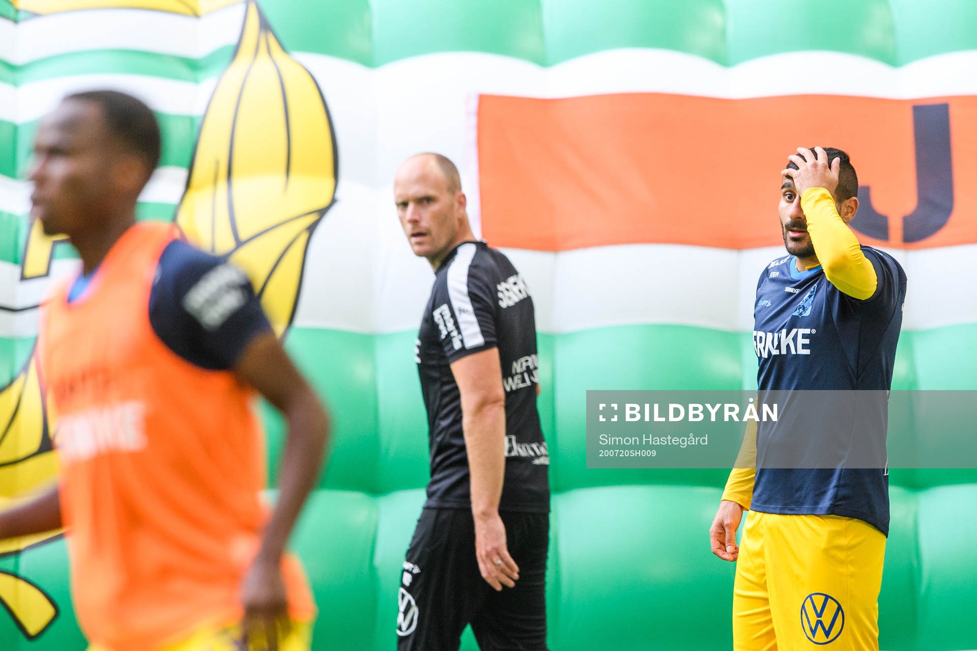IFK Göteborgs Sargon Abraham har ont