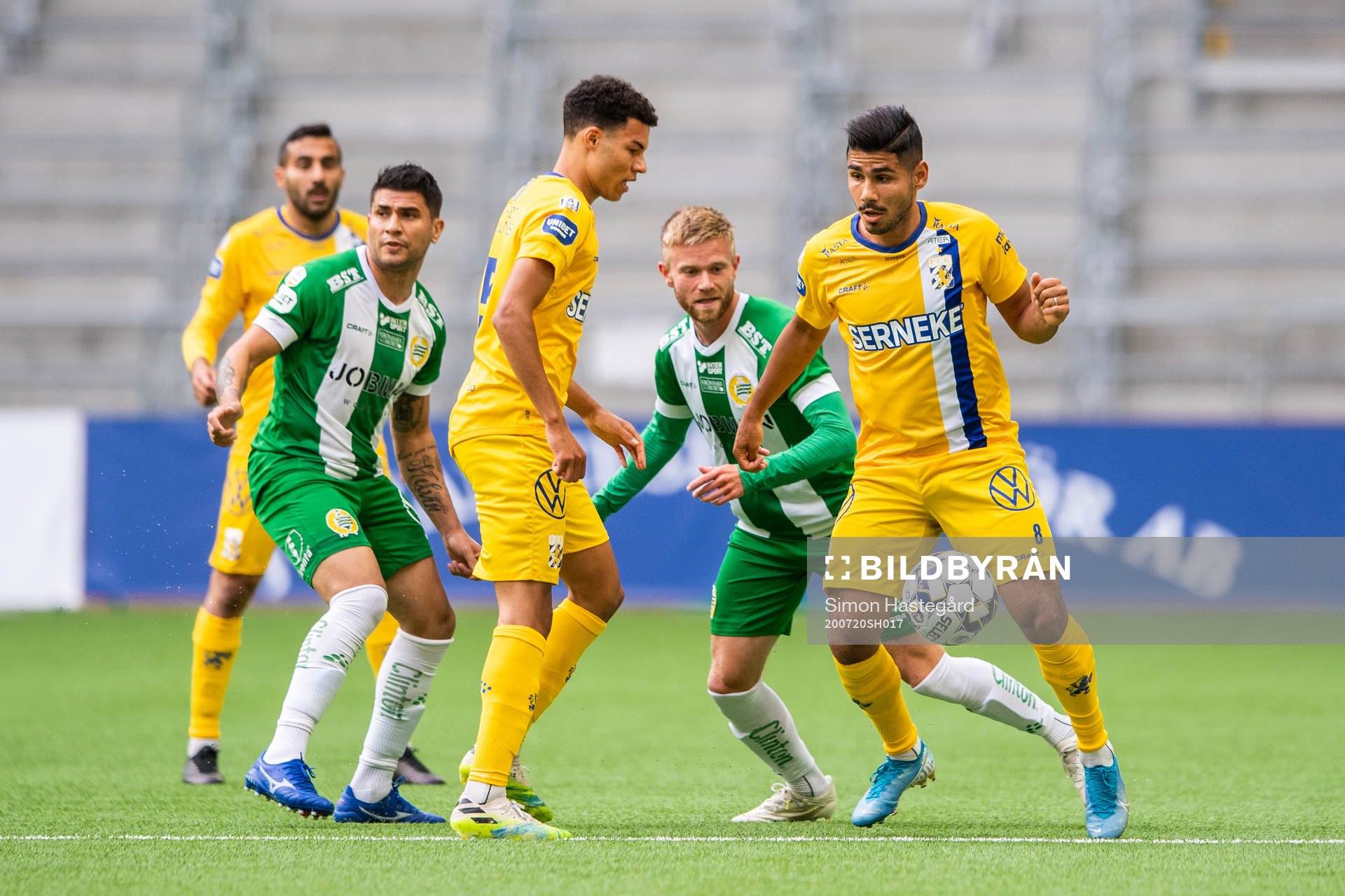 IFK Göteborgs Alexander Jallow och Hosam Aiesh