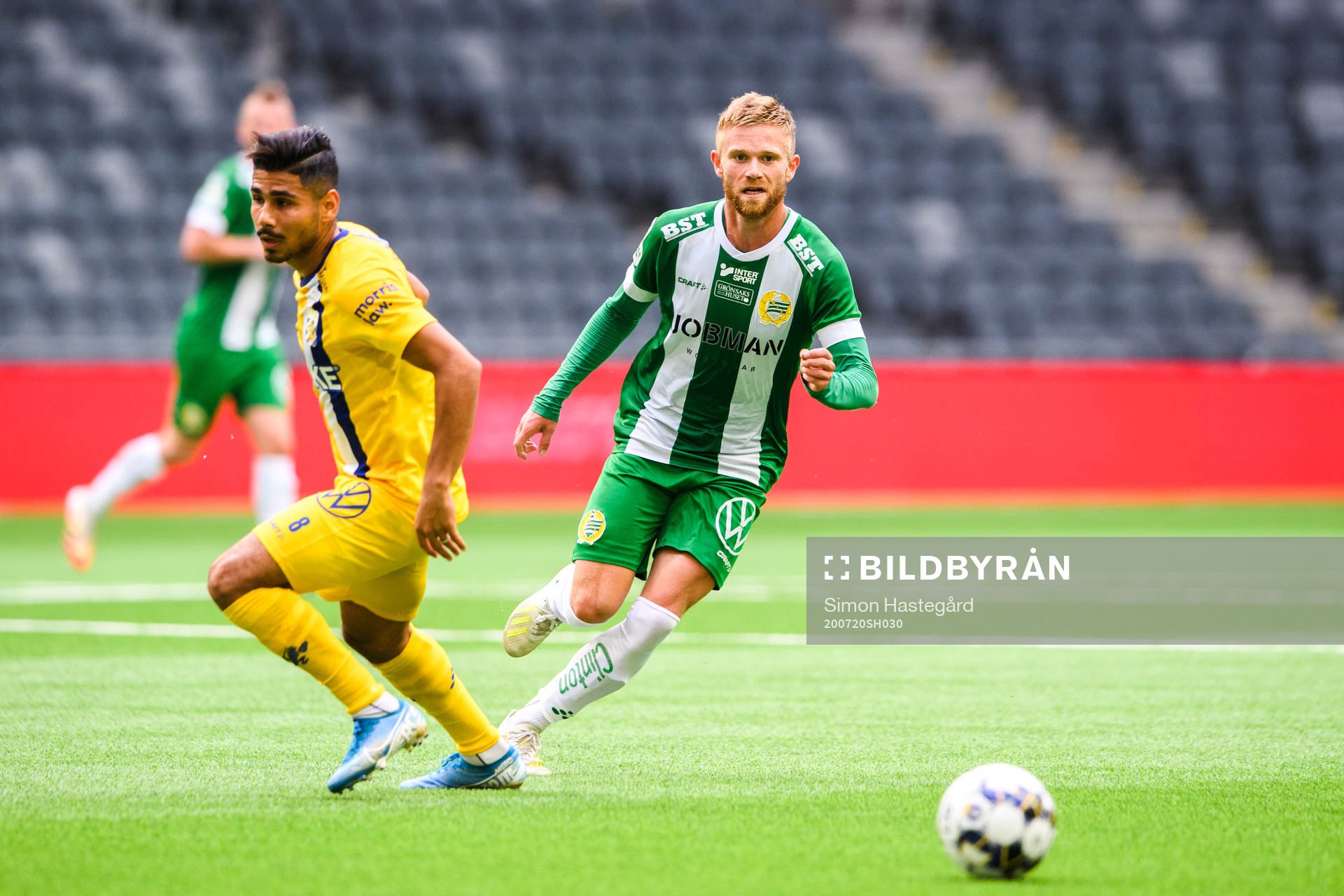IFK Göteborgs Hosam Aiesh och Hammarbys Mads Fenger Nielsen