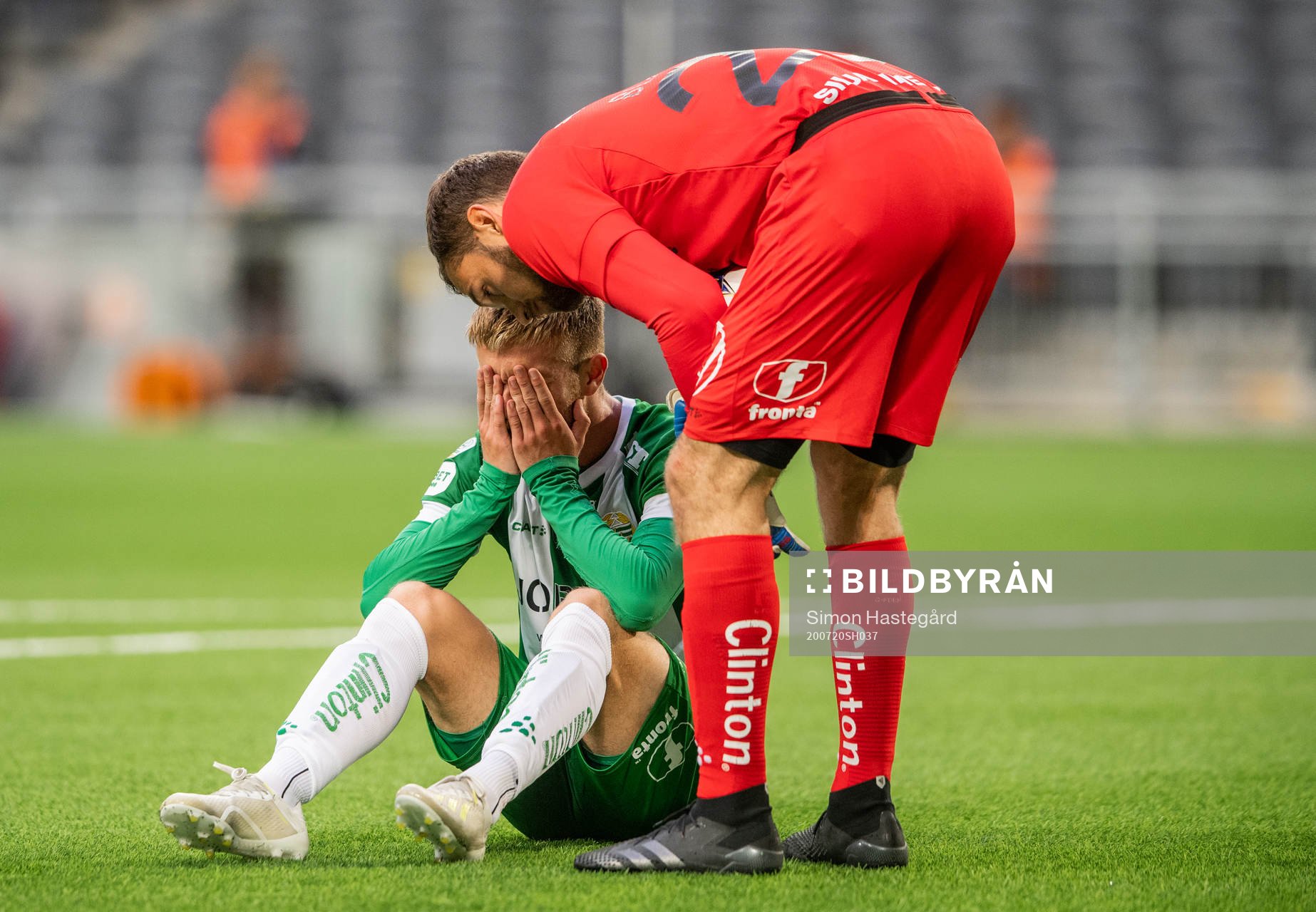 Hammarbys Dennis Widgren deppar