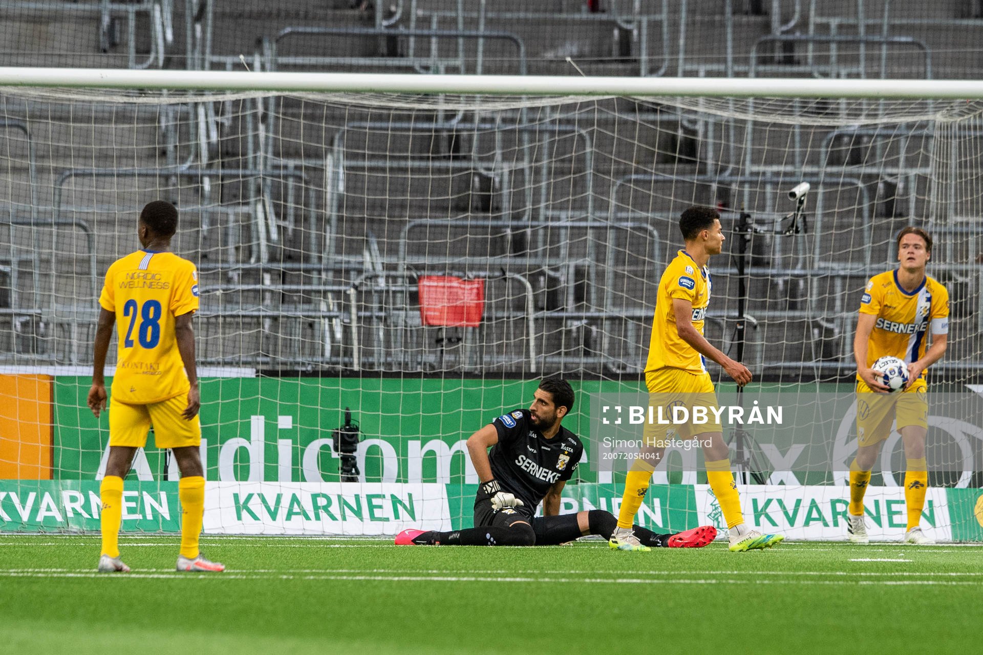 IFK Göteborgs målvakt Ioannis Anestis deppar