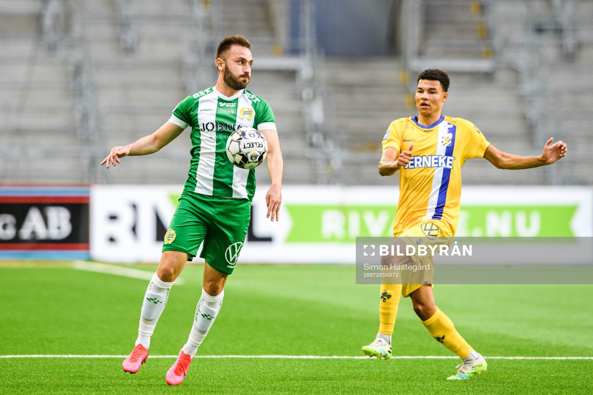 Hammarbys Muamer Tankovic och IFK Göteborgs Alexander