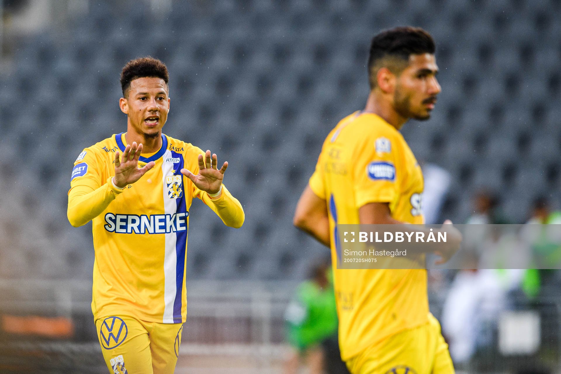 IFK Göteborgs Tobias Sana och Hosam Aiesh