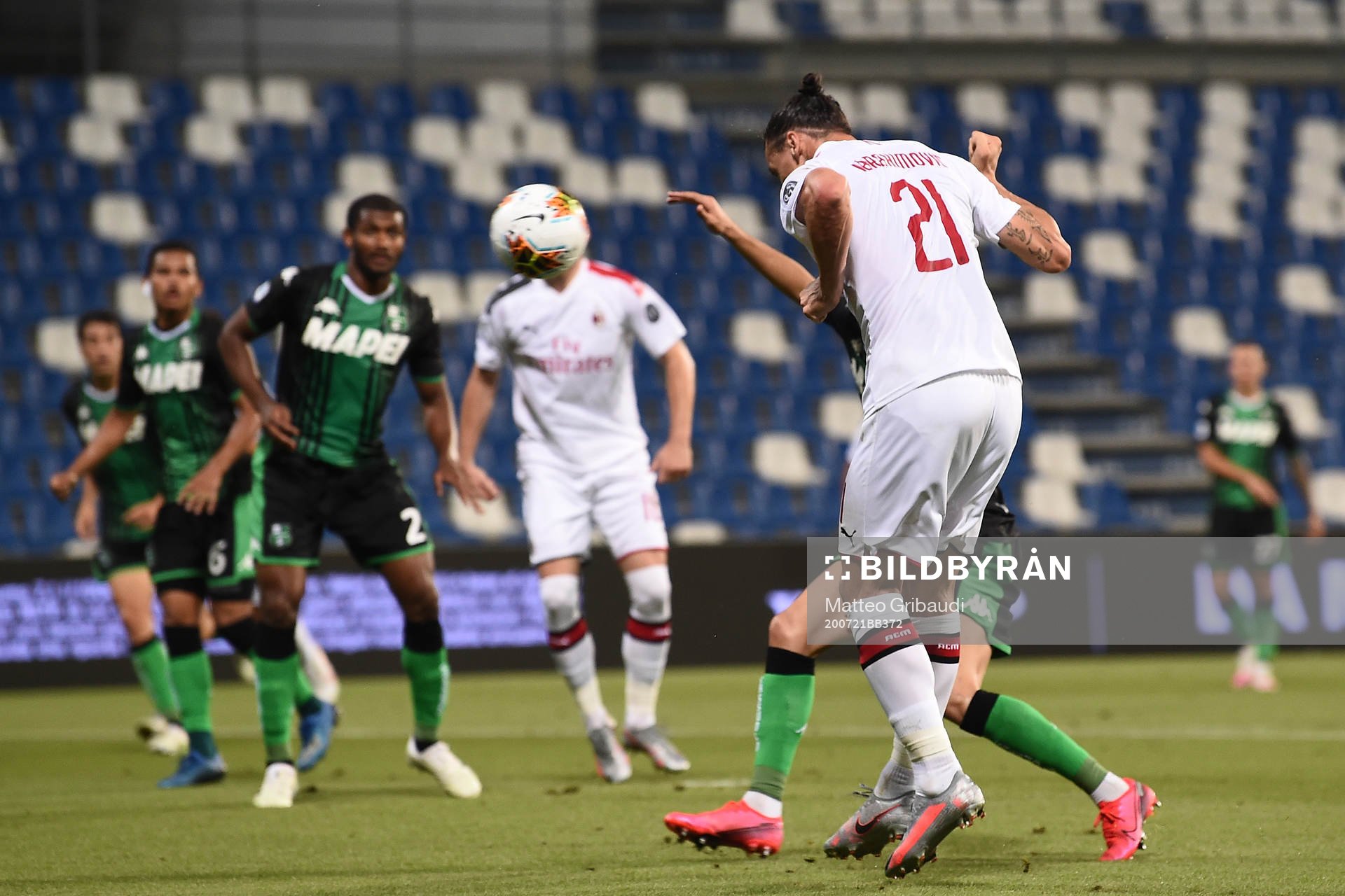 Zlatan Ibrahimovic of AC Milan