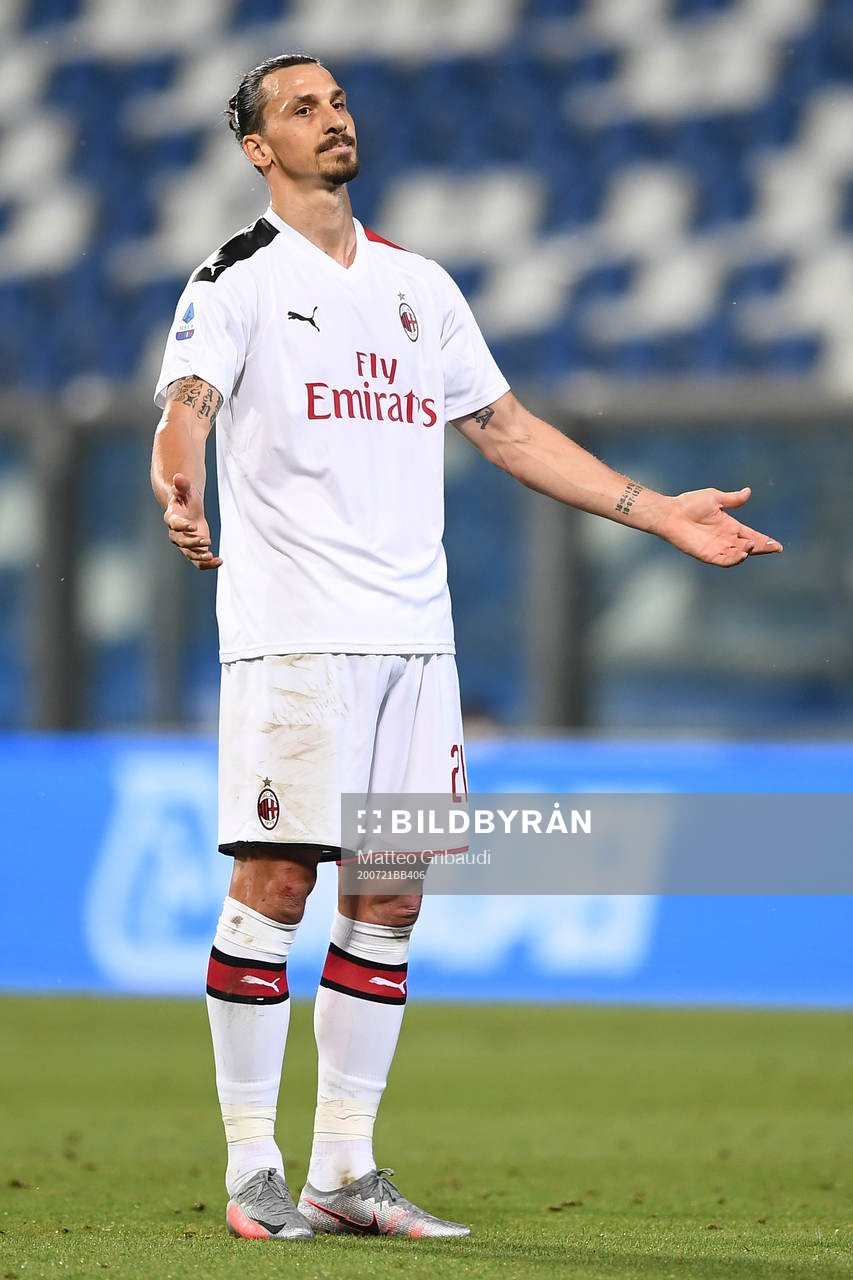 Zlatan Ibrahimovic of AC Milan