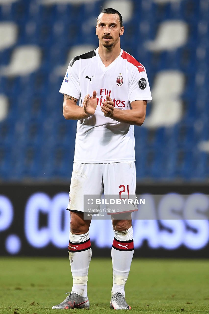 Zlatan Ibrahimovic of AC Milan