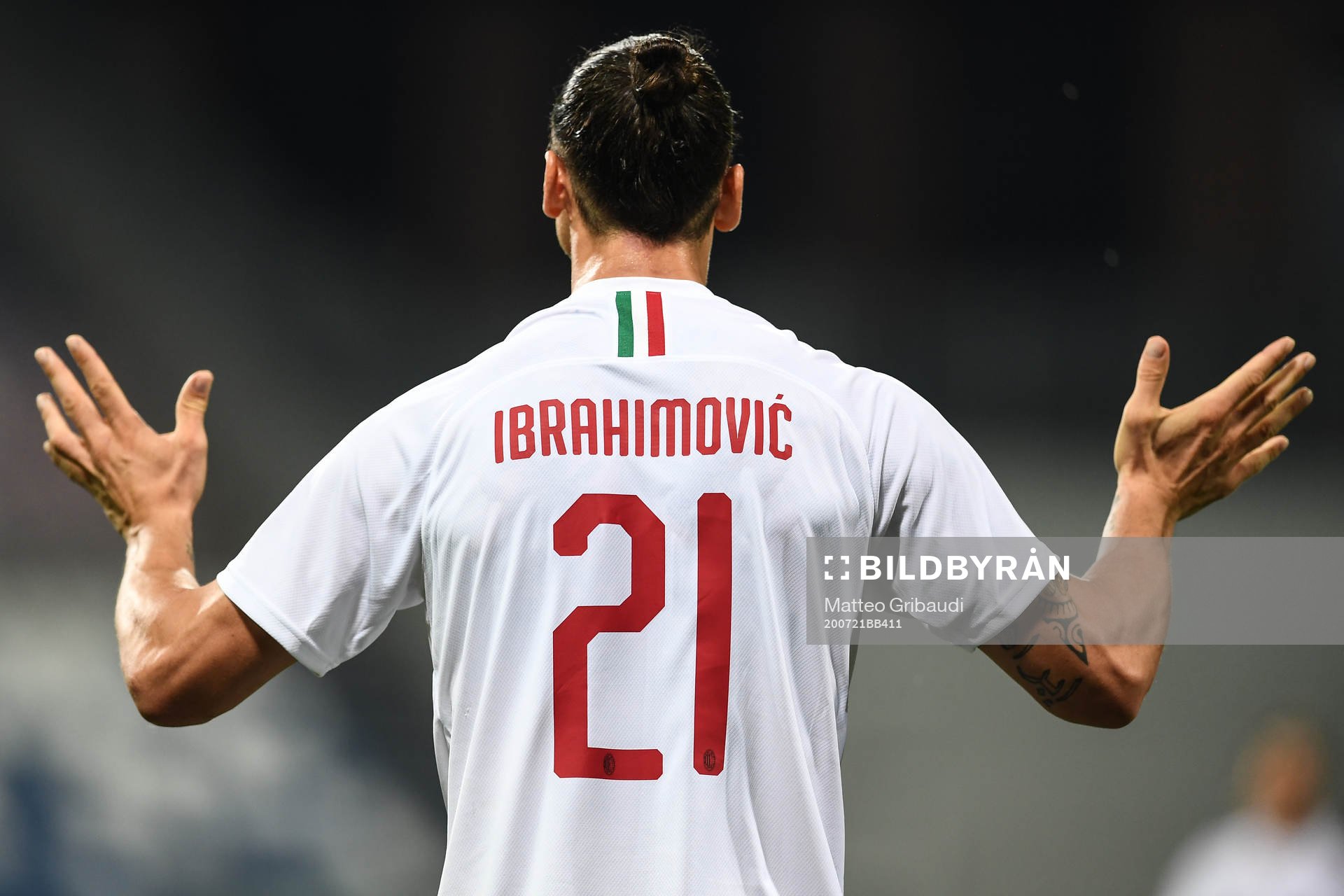 Zlatan Ibrahimovic of AC Milan
