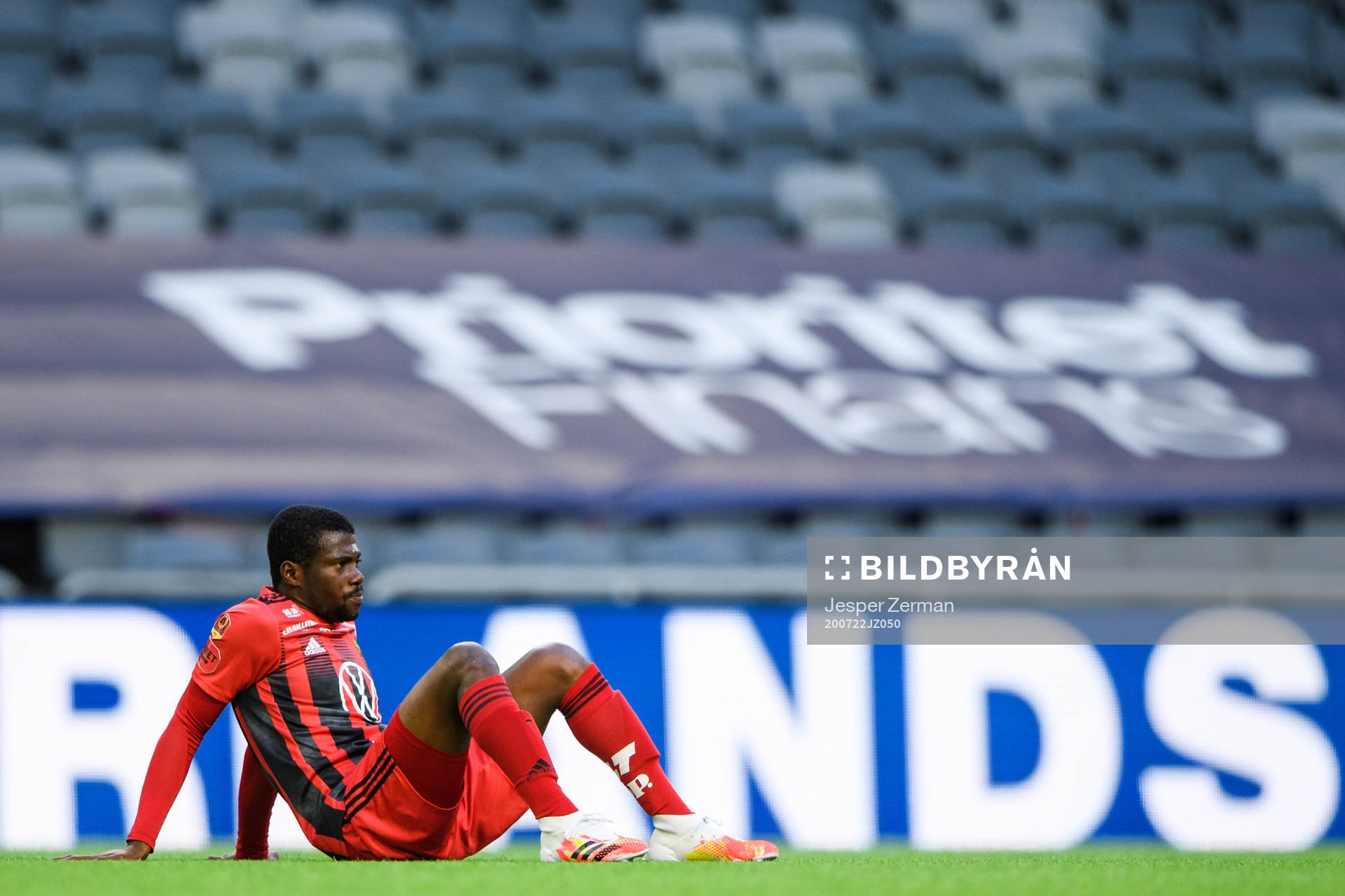 Östersunds Kalpi Wilfried Ouattara har ont