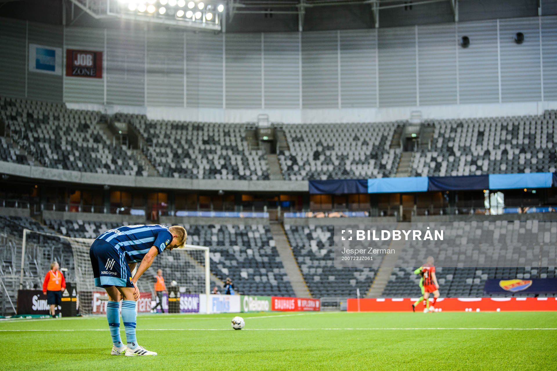 Djurgårdens Jonathan Augustinsson deppar