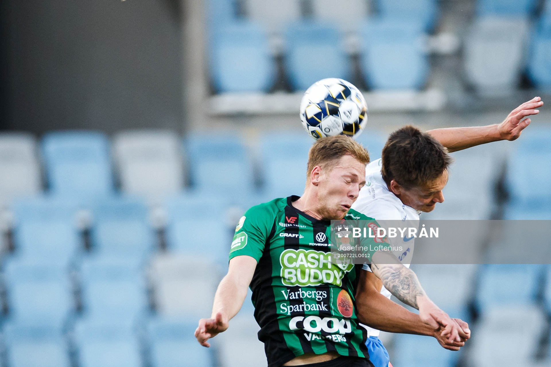 Varbergs Jesper Modig och IFK Norrköpings Rasmus Stensbæk