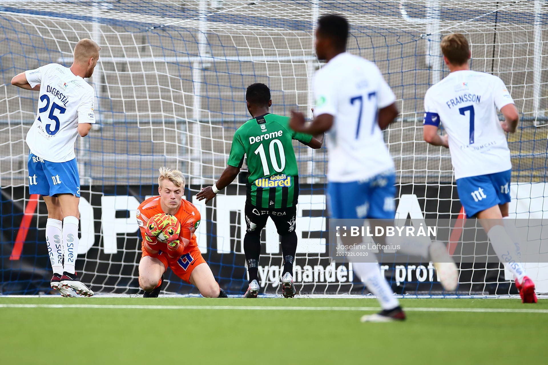 IFK Norrköpings målvakt Isak Pettersson
