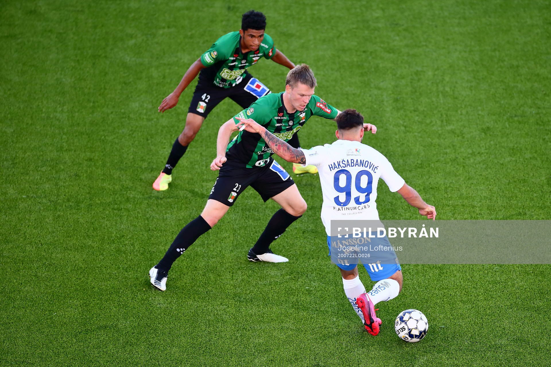 IFK Norrköpings Sead Haksabanovic mot Varbergs Anton