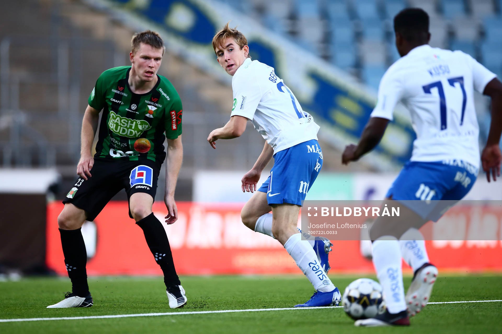 IFK Norrköpings Ísak Bergmann Jóhannesson och Manasse