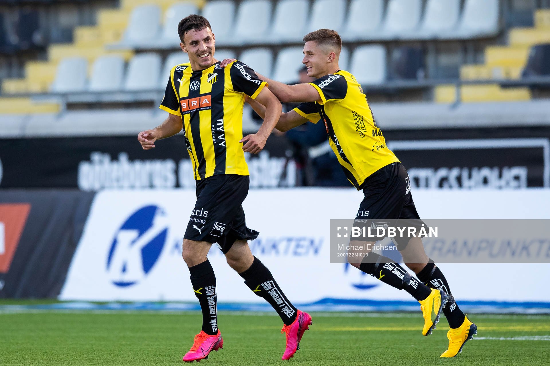 Häckens Ali Youssef jublar