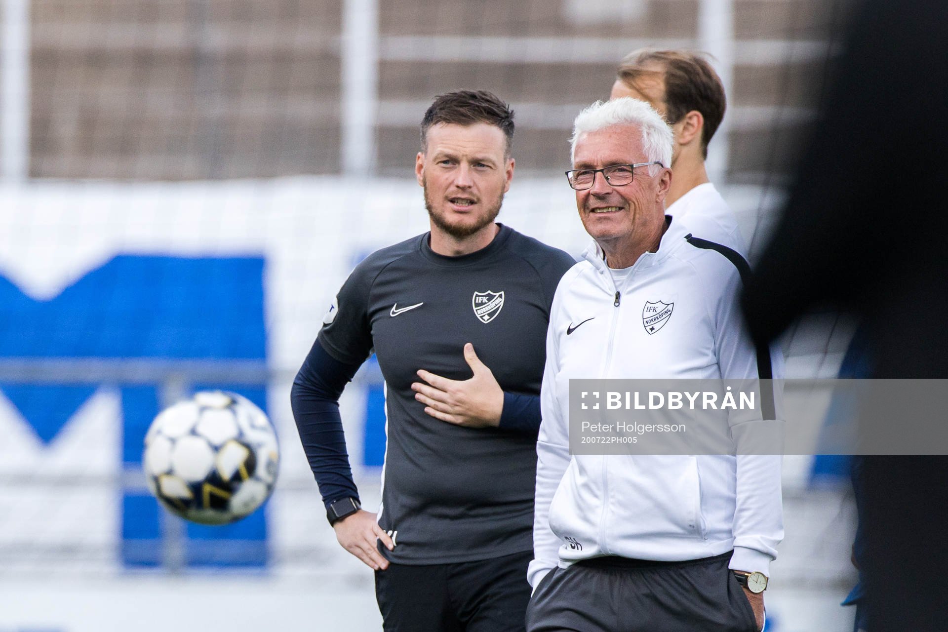 IFK Norrköpings assisterande tränare Kim Hellberg och